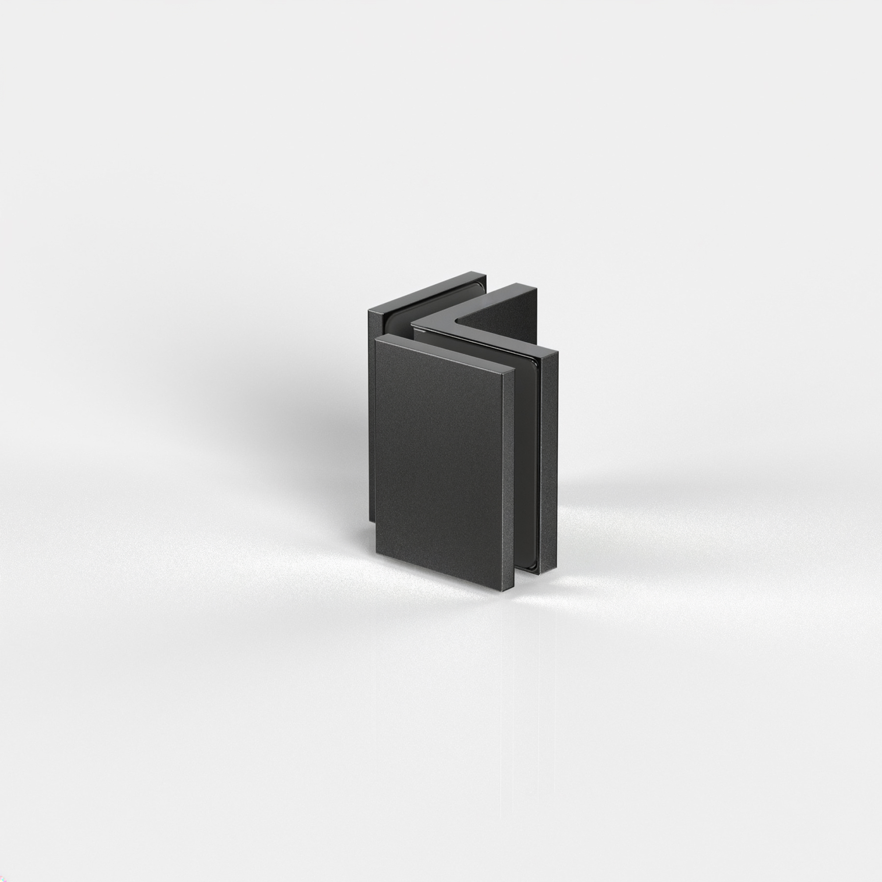 sauna angle bracket glass-glass 90°