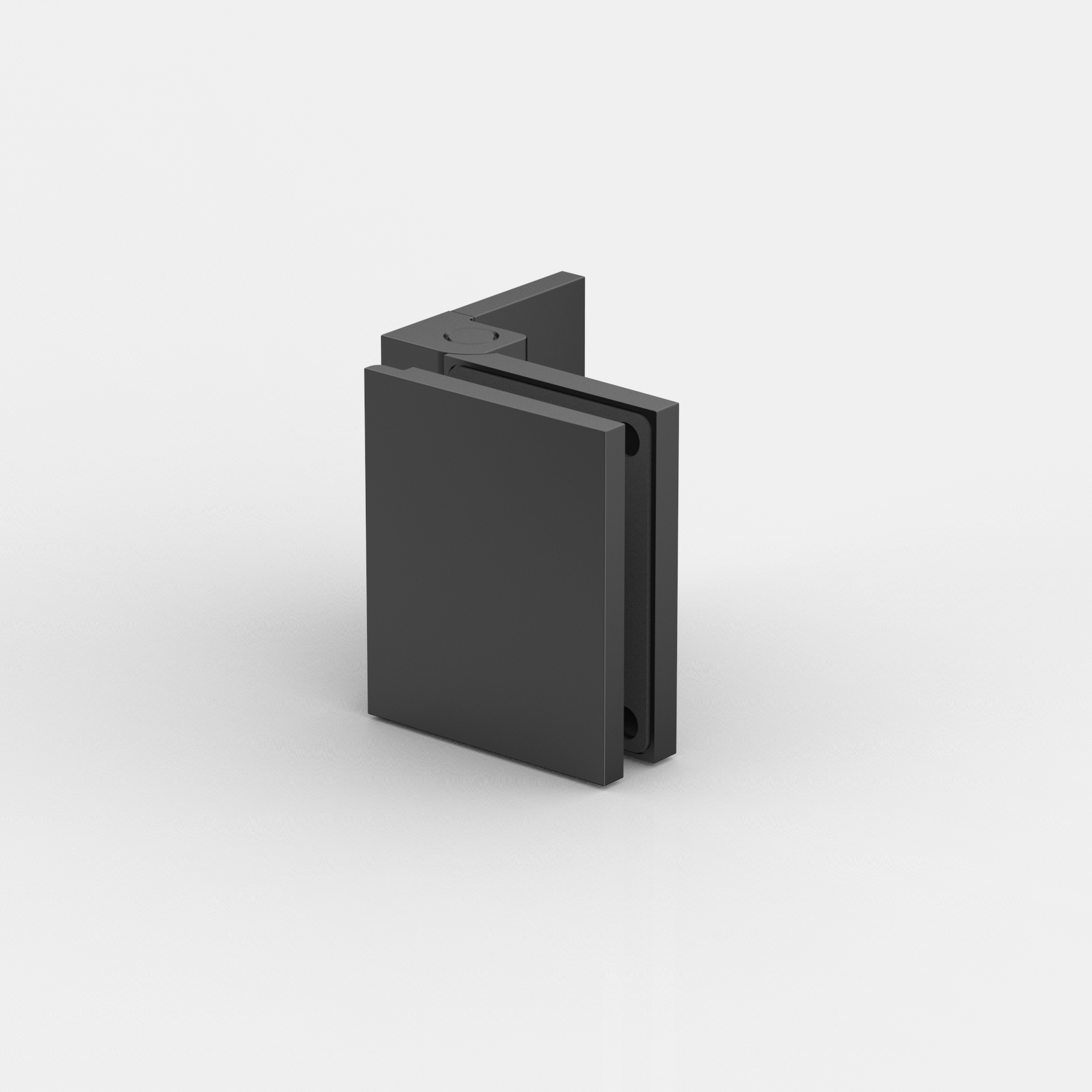 Anschlagtürband Glas-Wand 90°