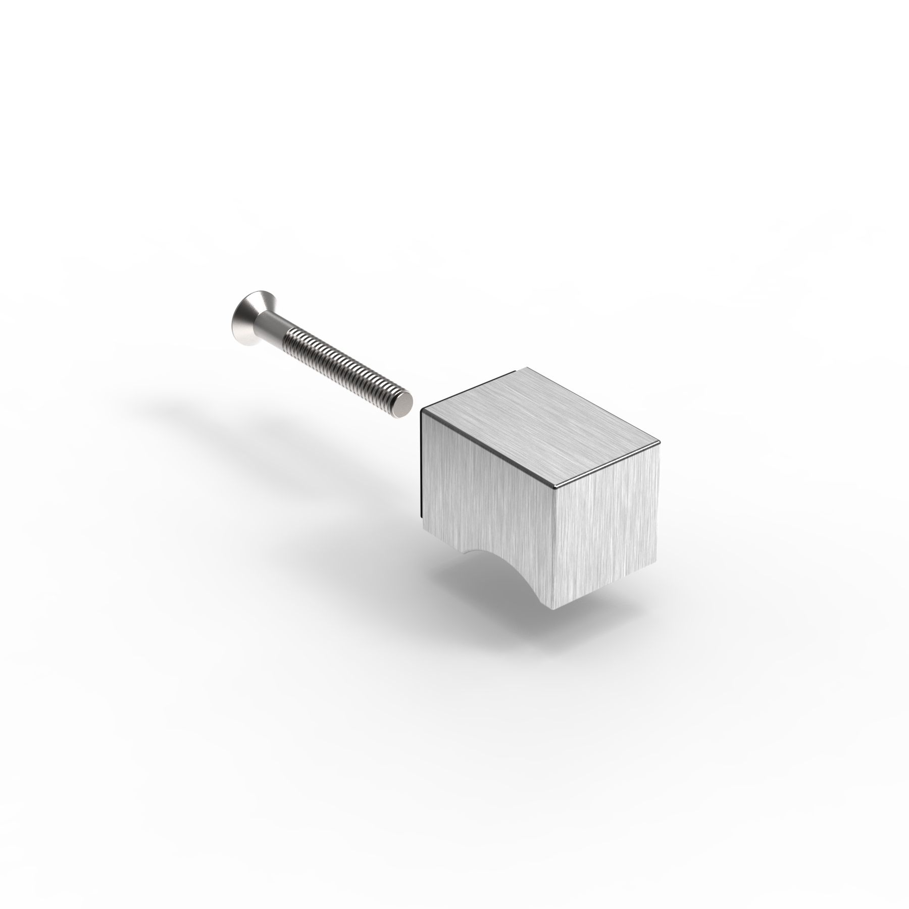 Griffstück zu Handtuchhalter, eckig