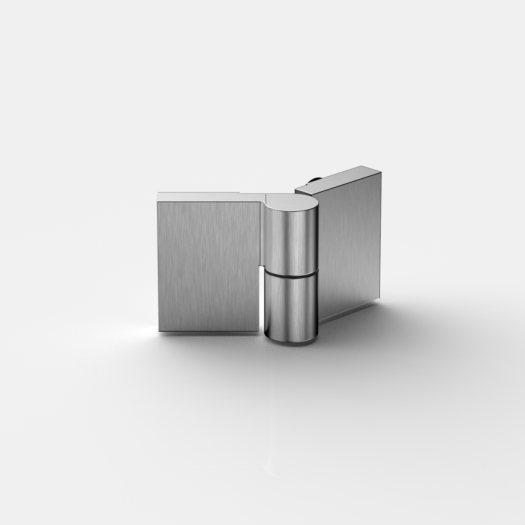 Hebe-Senk-Anschlagtürband, Glas-Glas135°