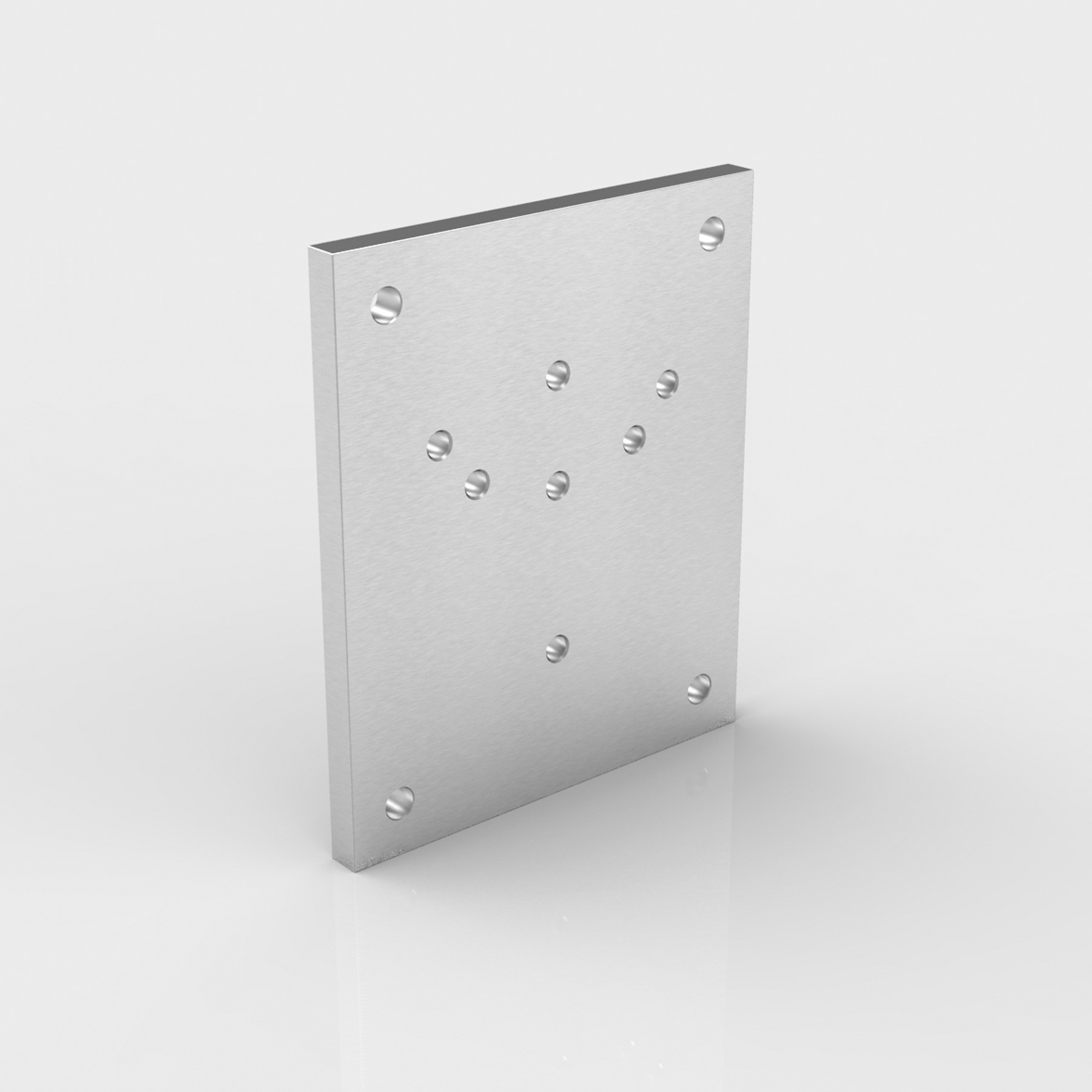 Anschraubplatte 245x205x15mm