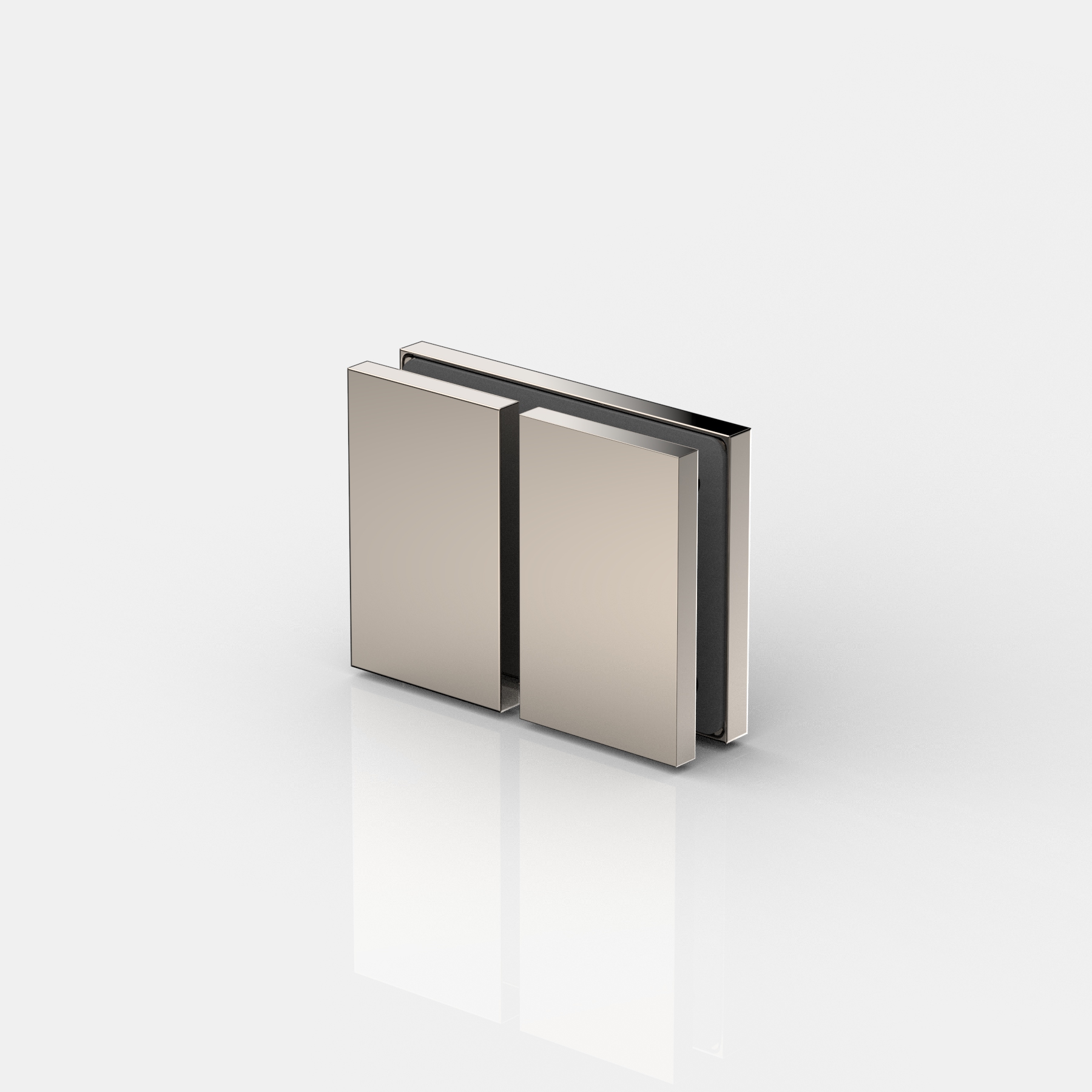 Längsverbinder Glas-Glas 180°