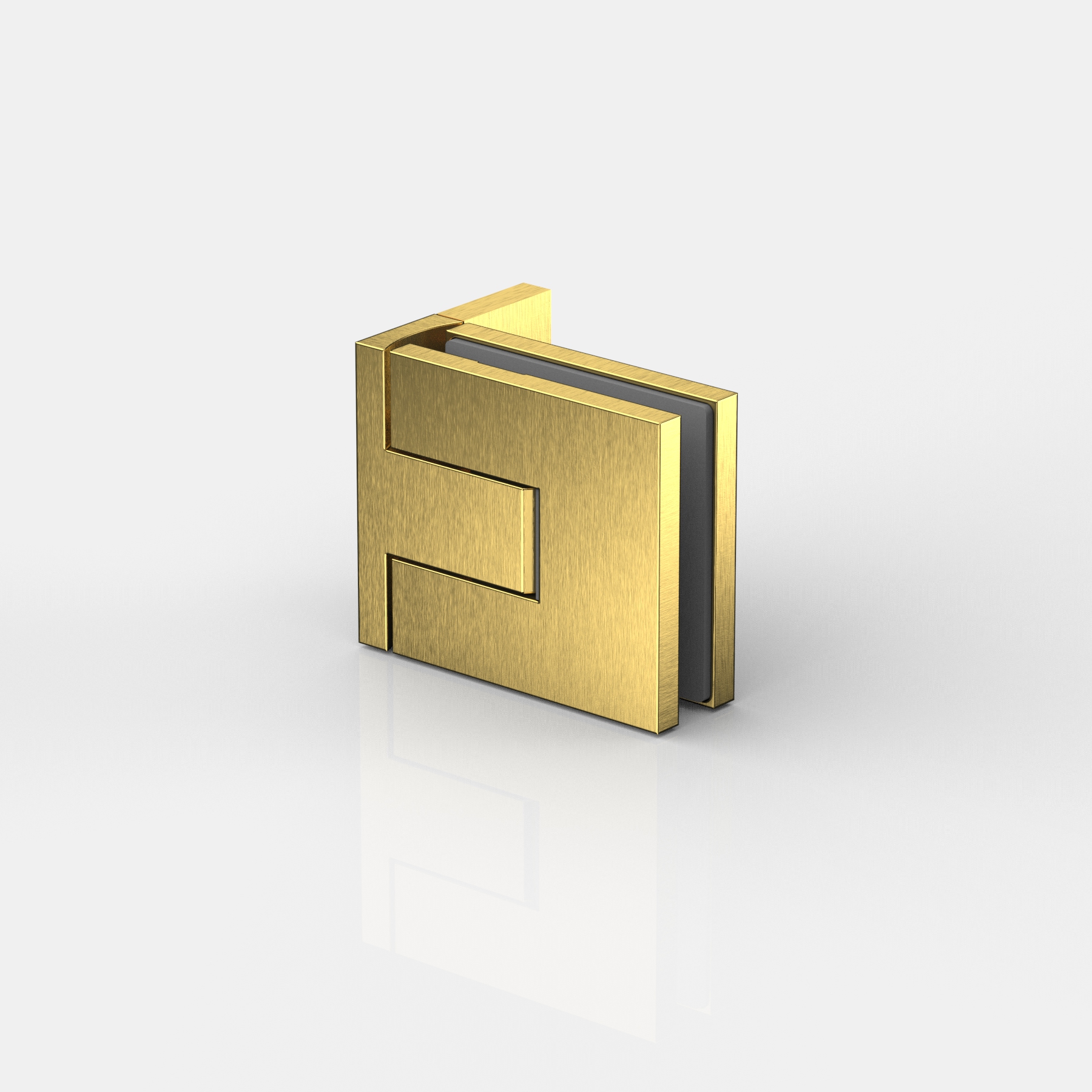 Pendeltürband Glas-Wand 90°