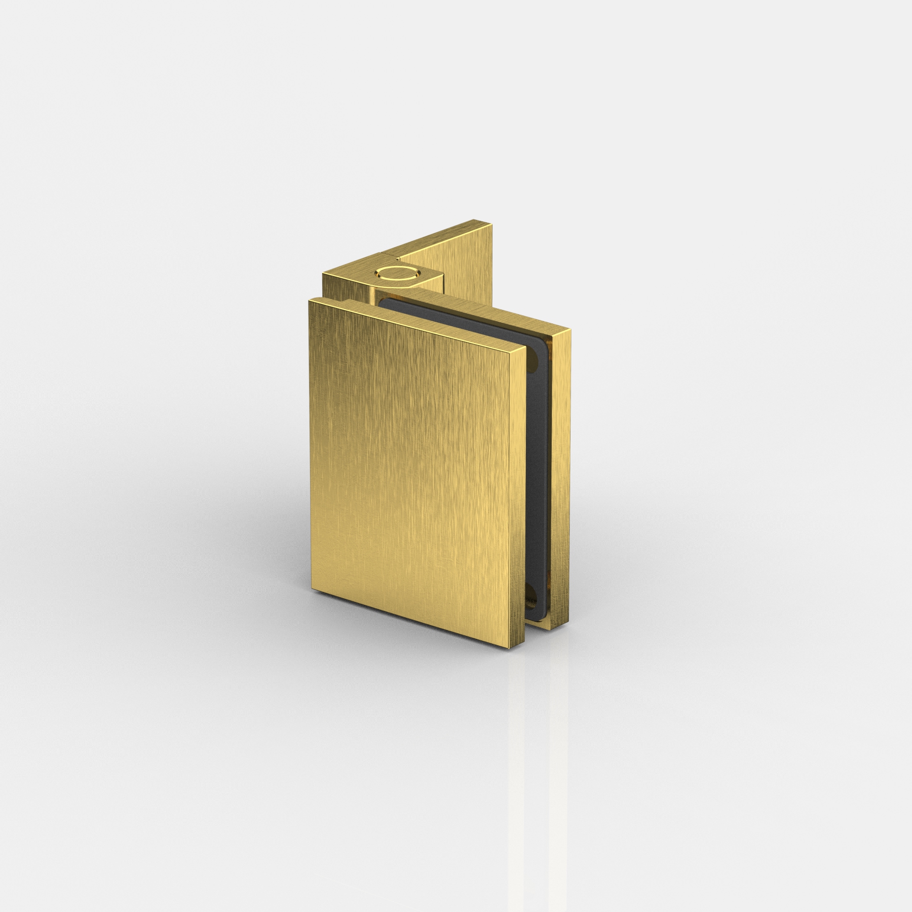 Anschlagtürband Glas-Wand 90°