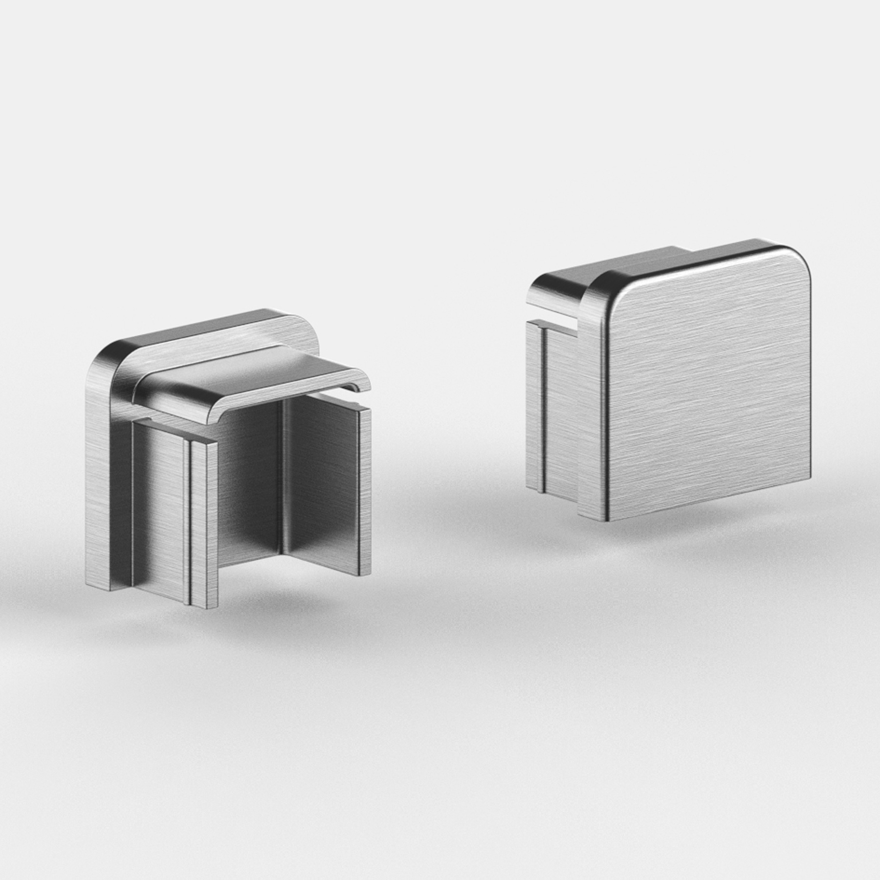 Kappe für U-Profil, 30x27x3 mm