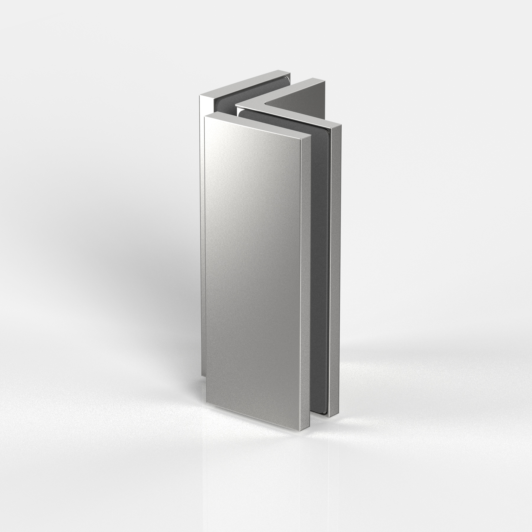 Winkelverbinder Glas-Glas 90°