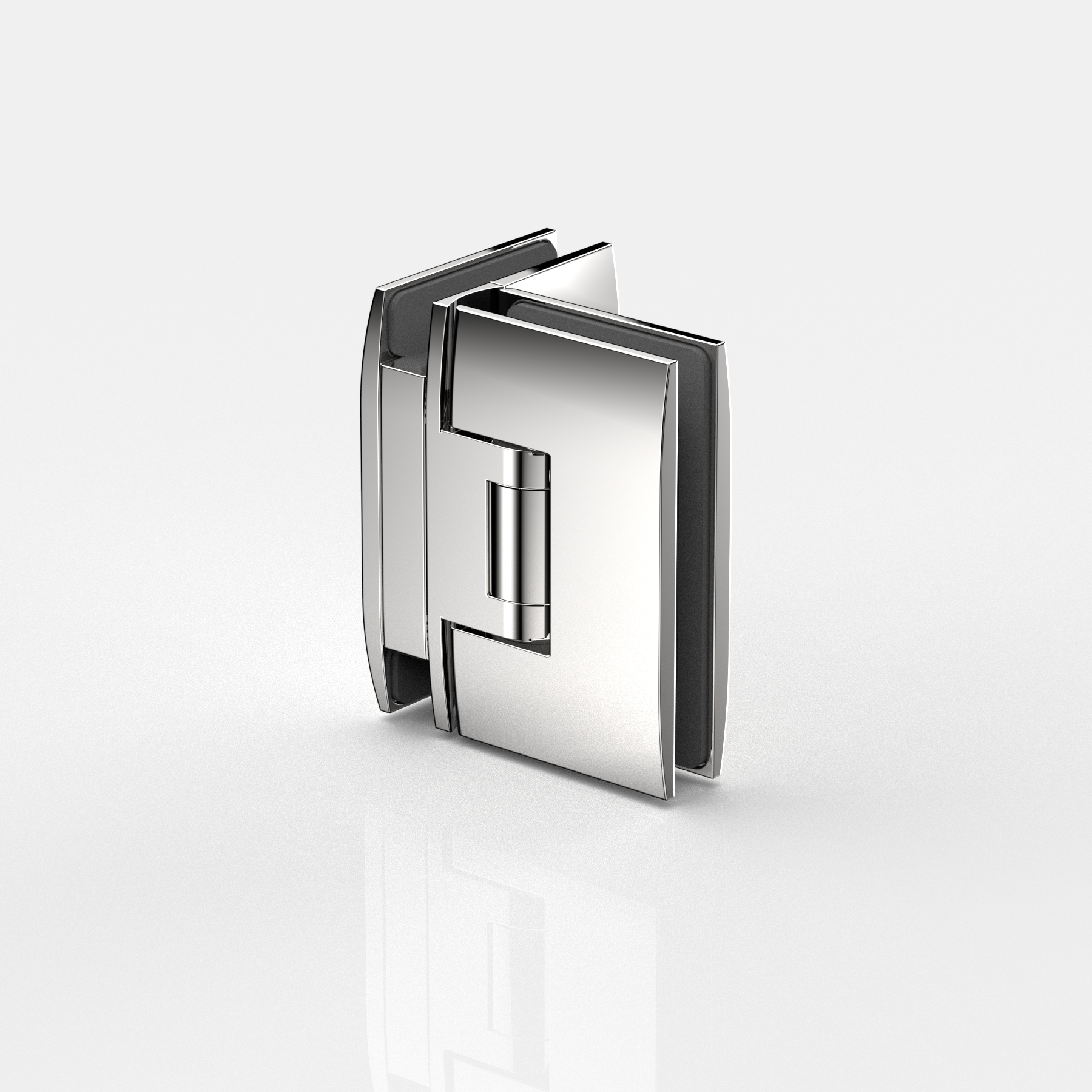 Pendeltürband Glas-Glas 90°