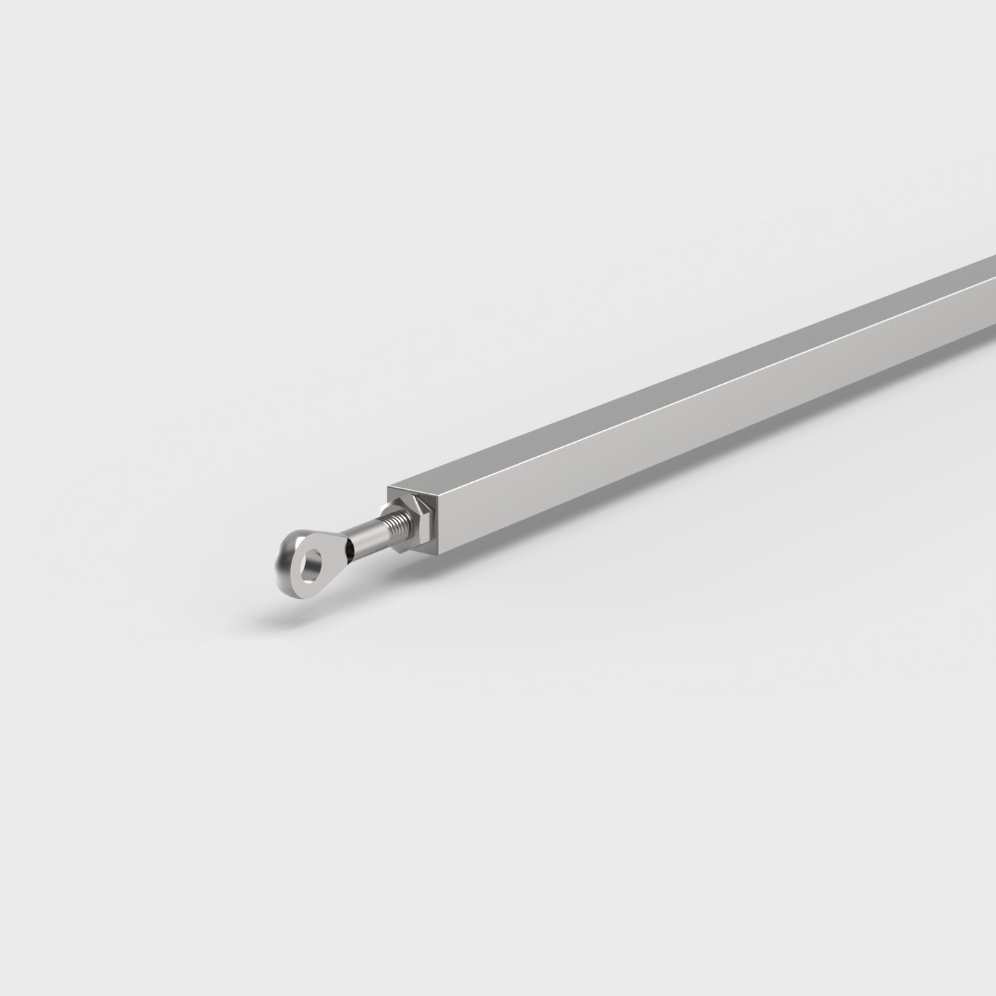 Zugstange eckig, Öse/Öse