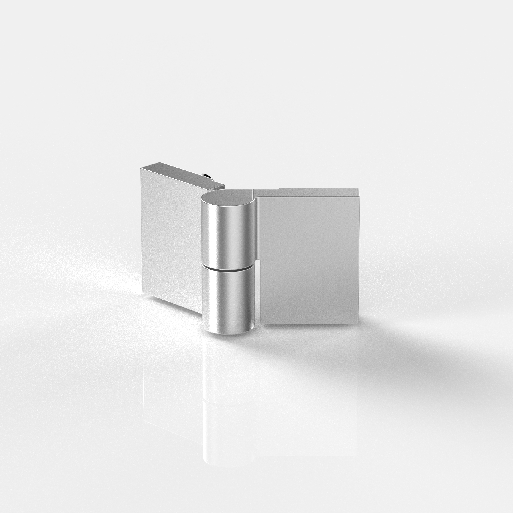 Hebe-Senk-Anschlagtürband, Glas-Glas135°