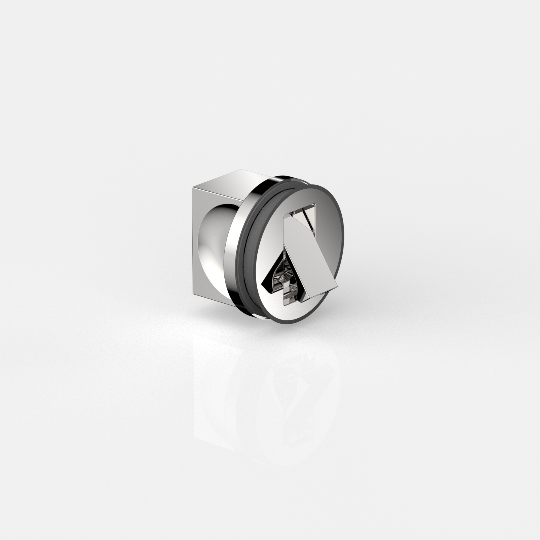 Türgriff, innen flächenbündig