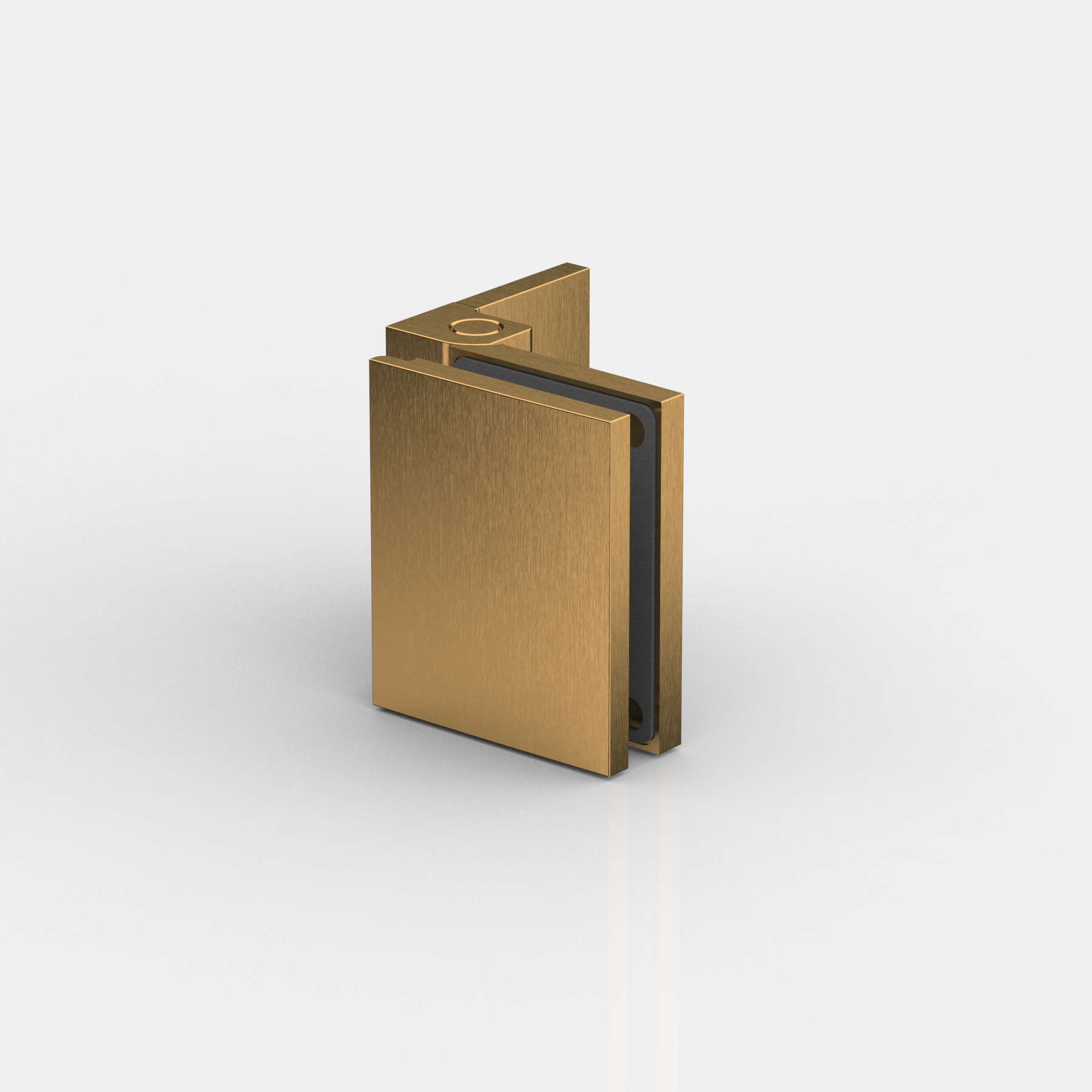 Anschlagtürband Glas-Wand 90°