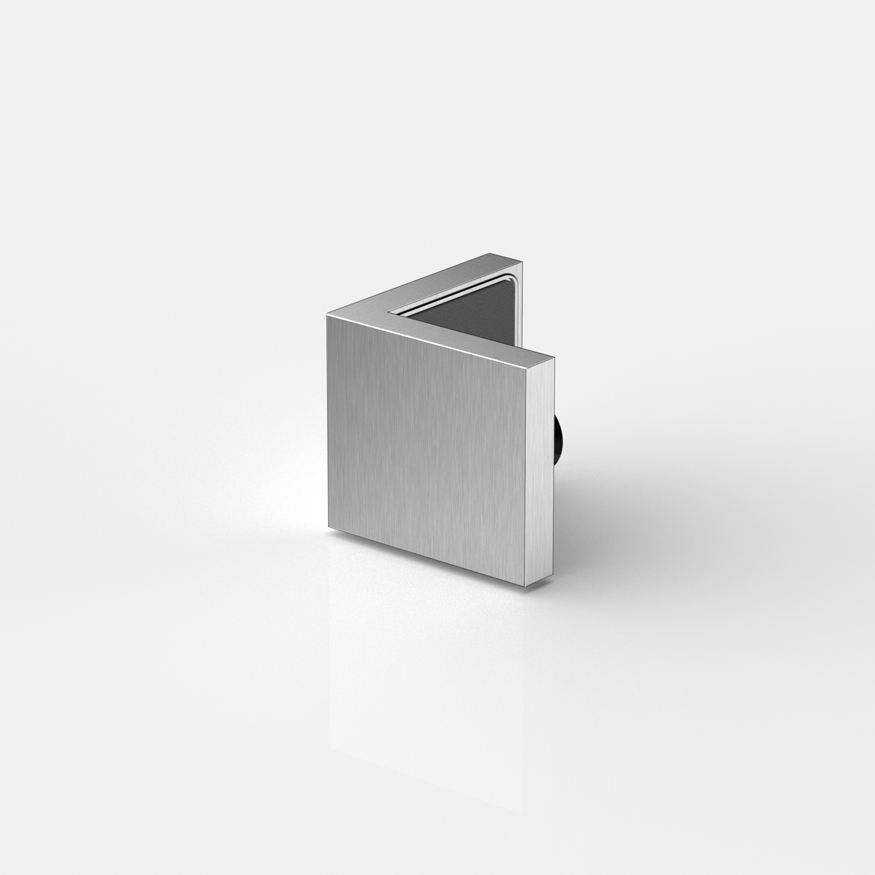 Winkelverbinder Glas-Glas 90°