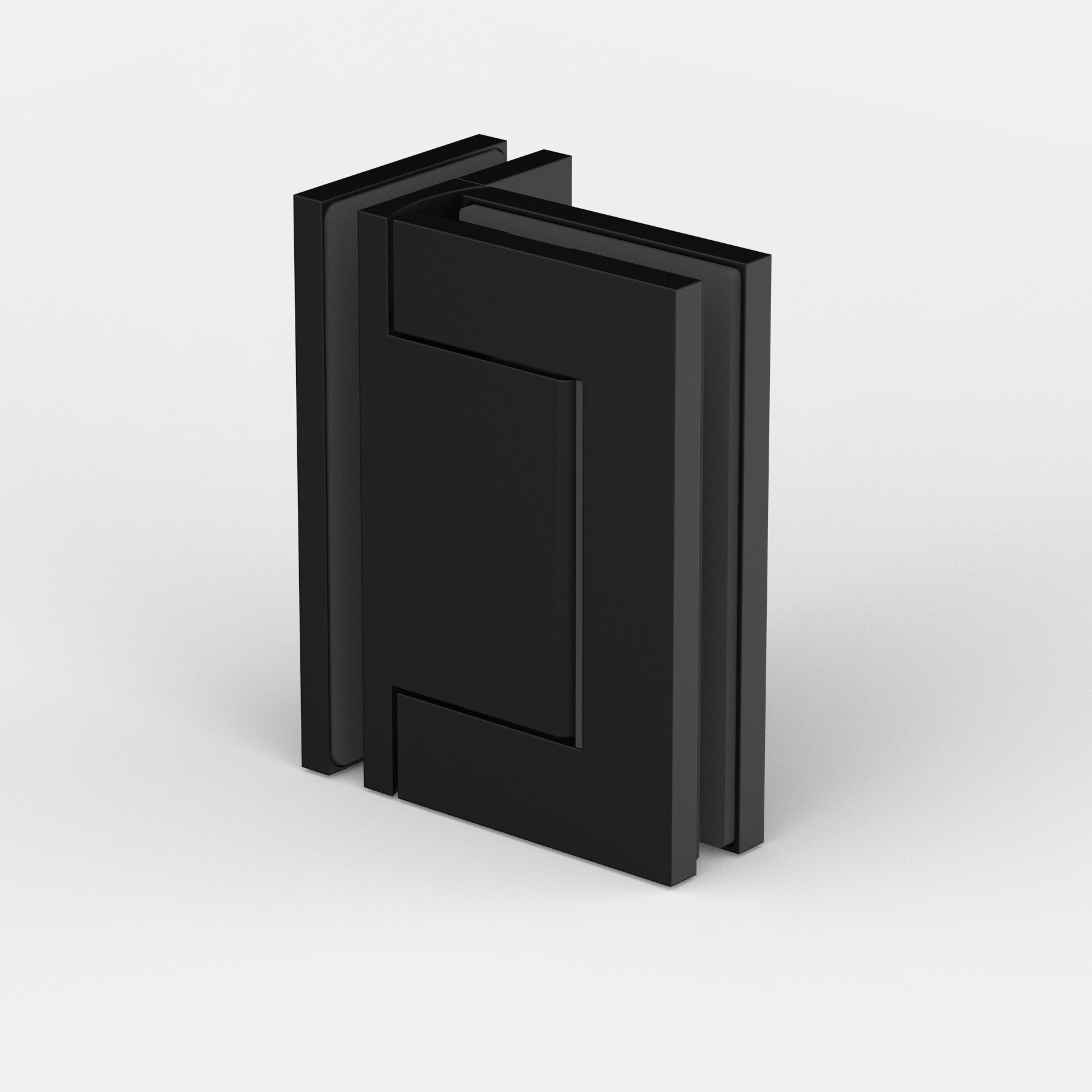 Pendeltürband Glas-Glas 90°, beidseitig max. 95°  öffnend