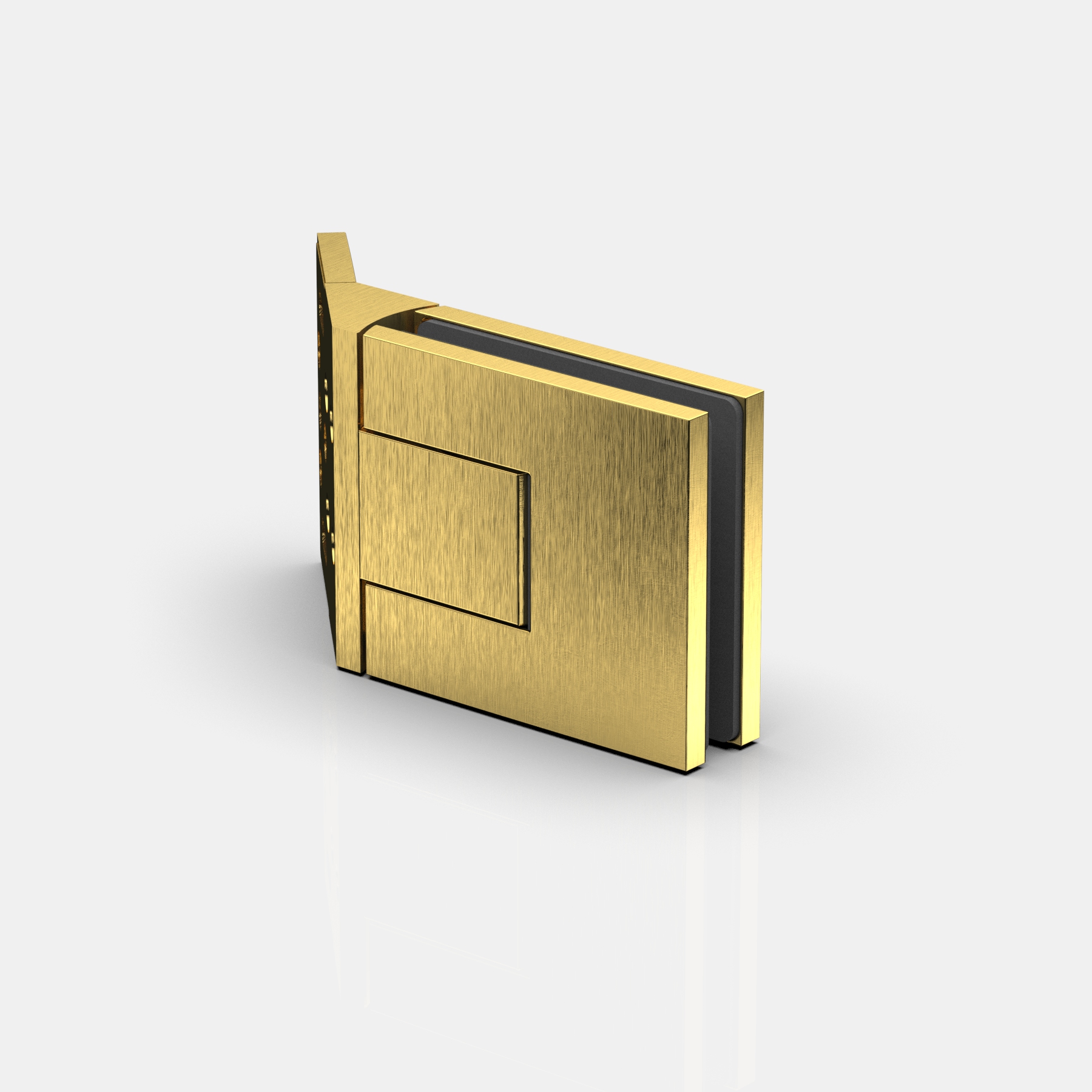 Pendeltürband Glas-Wand 135°