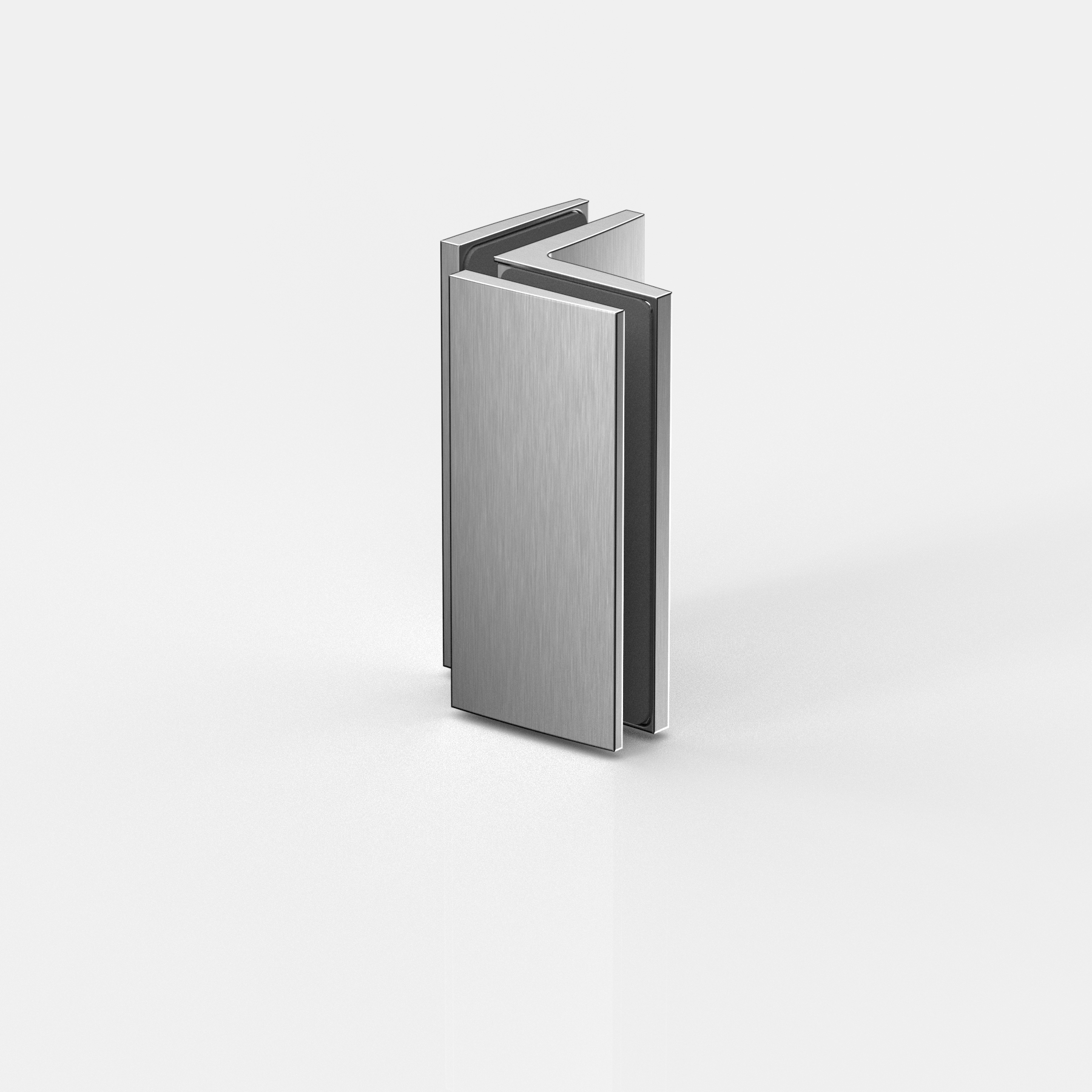 Winkelverbinder Glas-Glas 90°