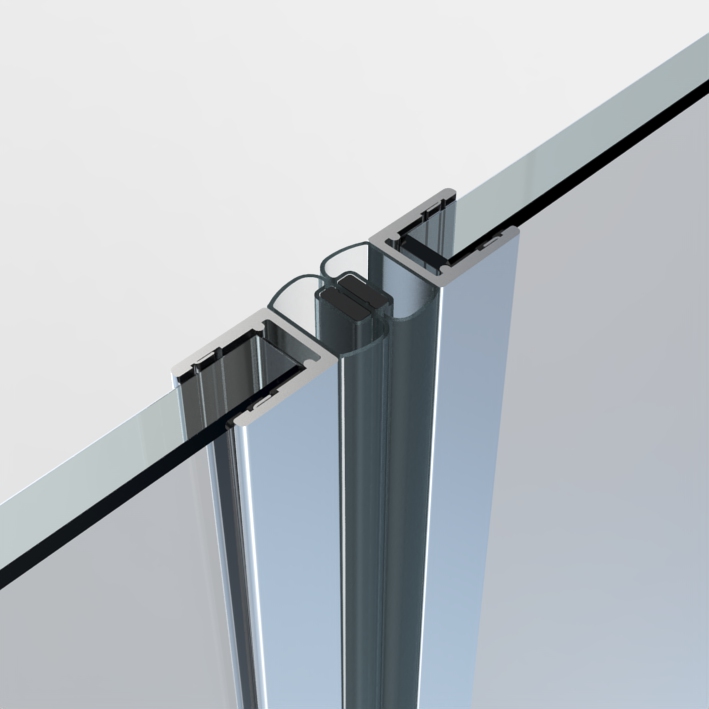 Magnetschienenset, 180° (2X180°), 6/8mm