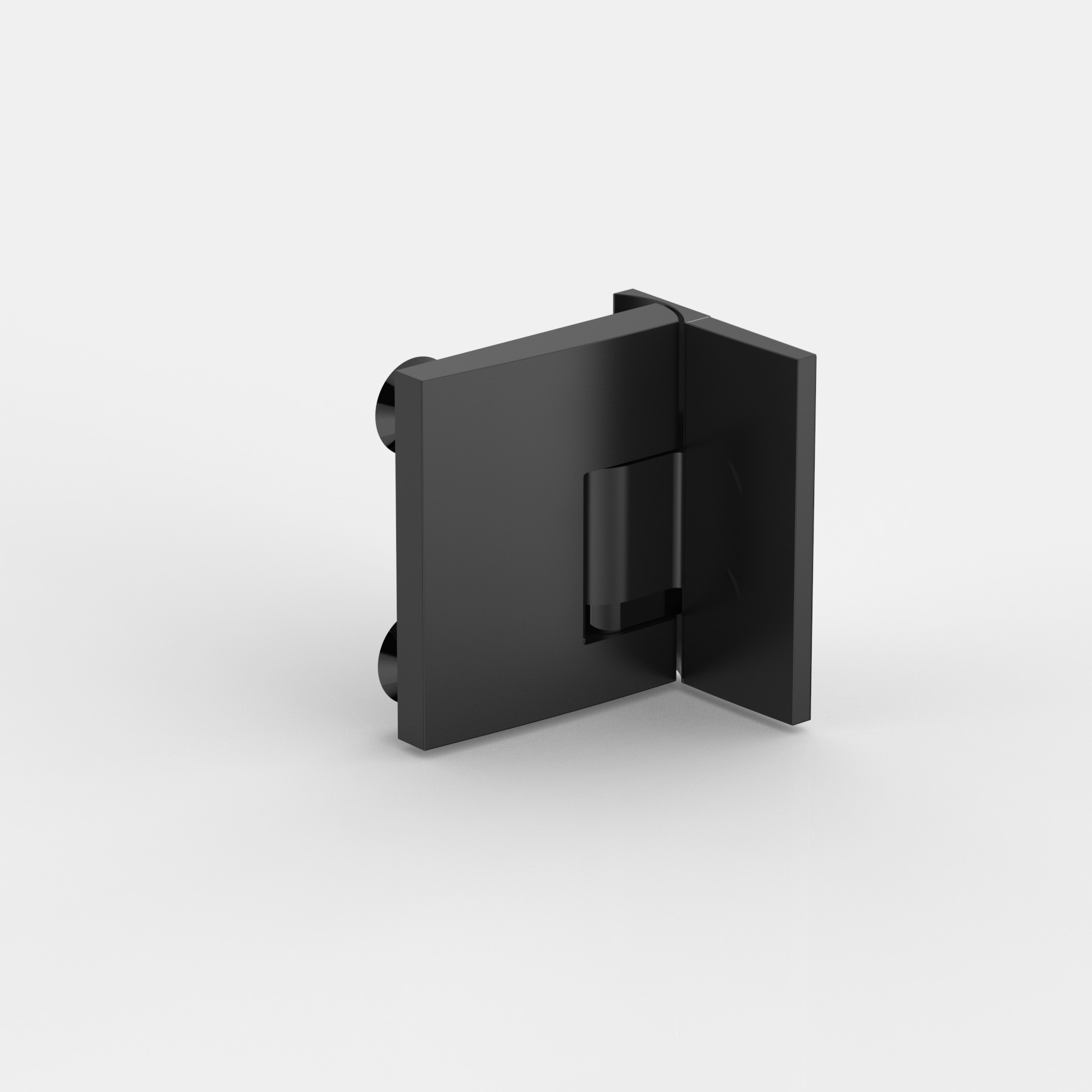 Pavone – shower swing door hinge glass-wall 90°, flush