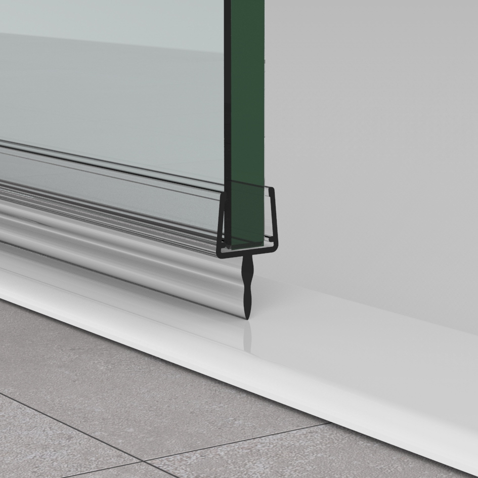 Dichtprofil, Wannenanschluss, 10/12mm