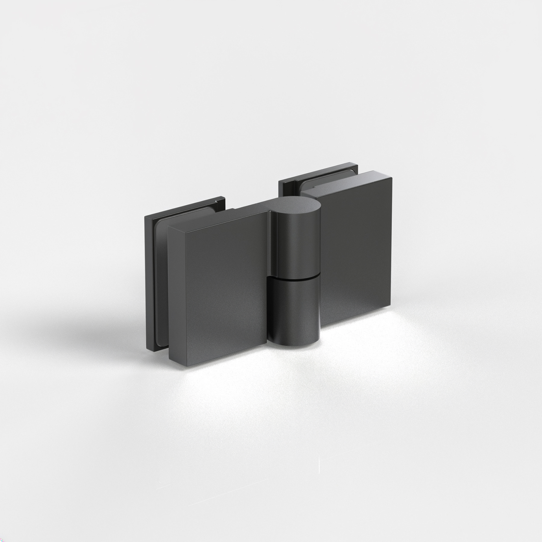 Nivello striker hinge with lifting function, glass-glass 180°