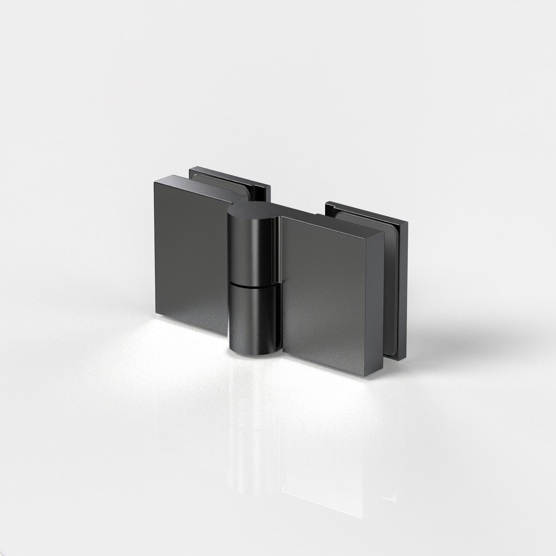 Nivello striker hinge with lifting function, glass-glass 180°