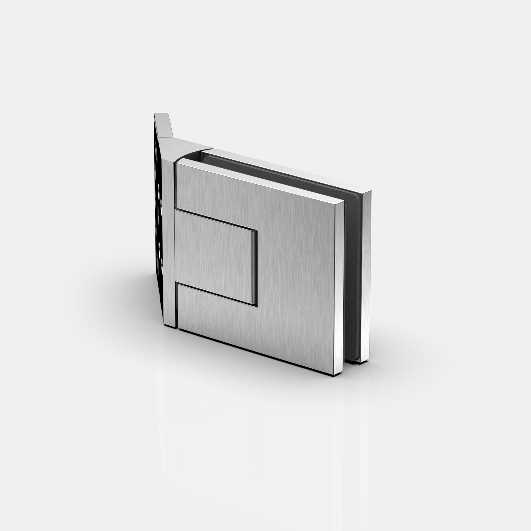 Pendeltürband Glas-Wand 135°