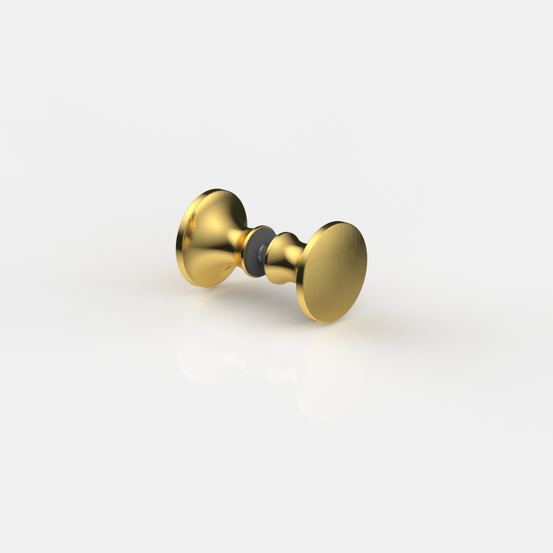 Glastürgriff Ø40x29,5mm 2-seitig rund