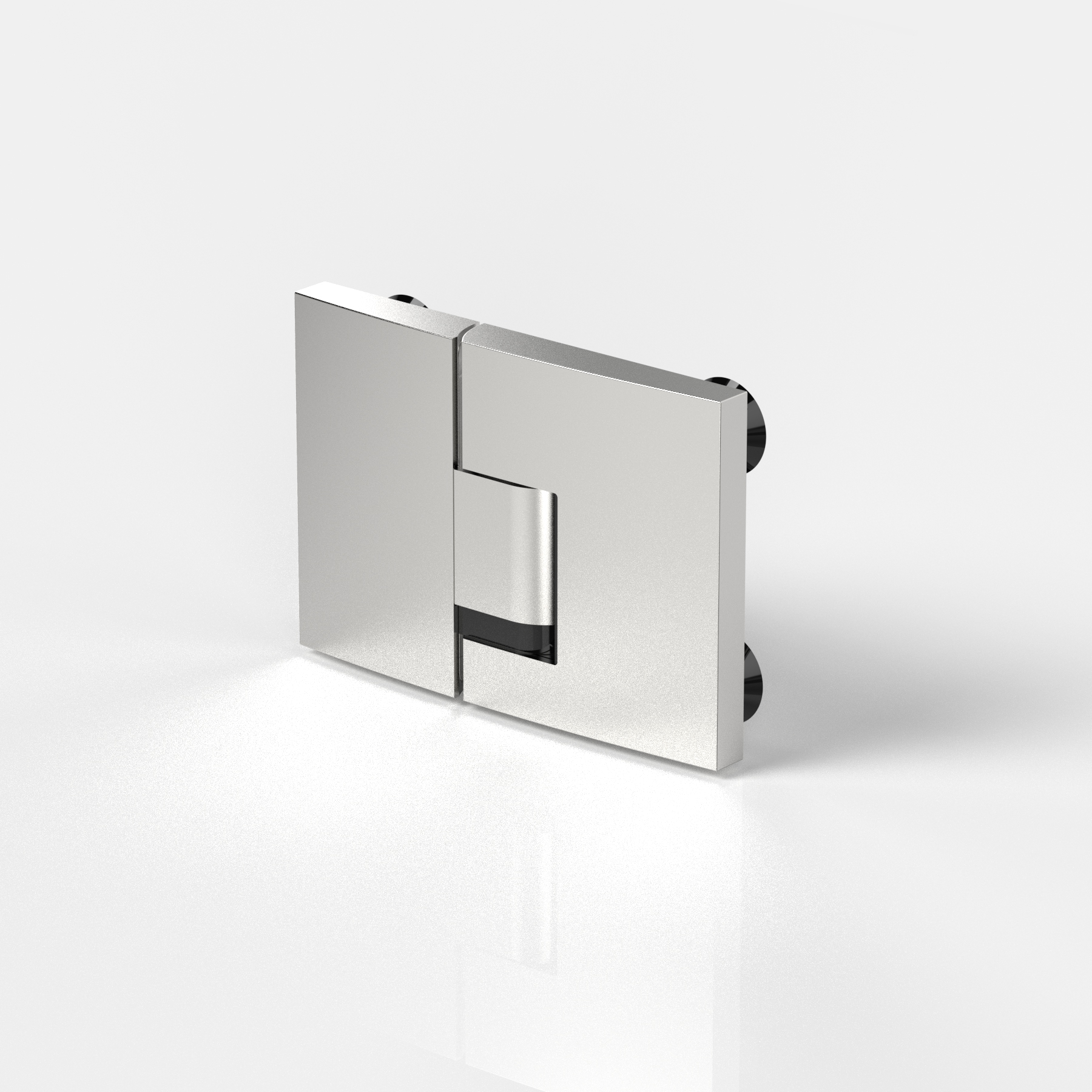 Hebe-Senk-Pendeltürband, flächenbündig, Glas-Glas 180°