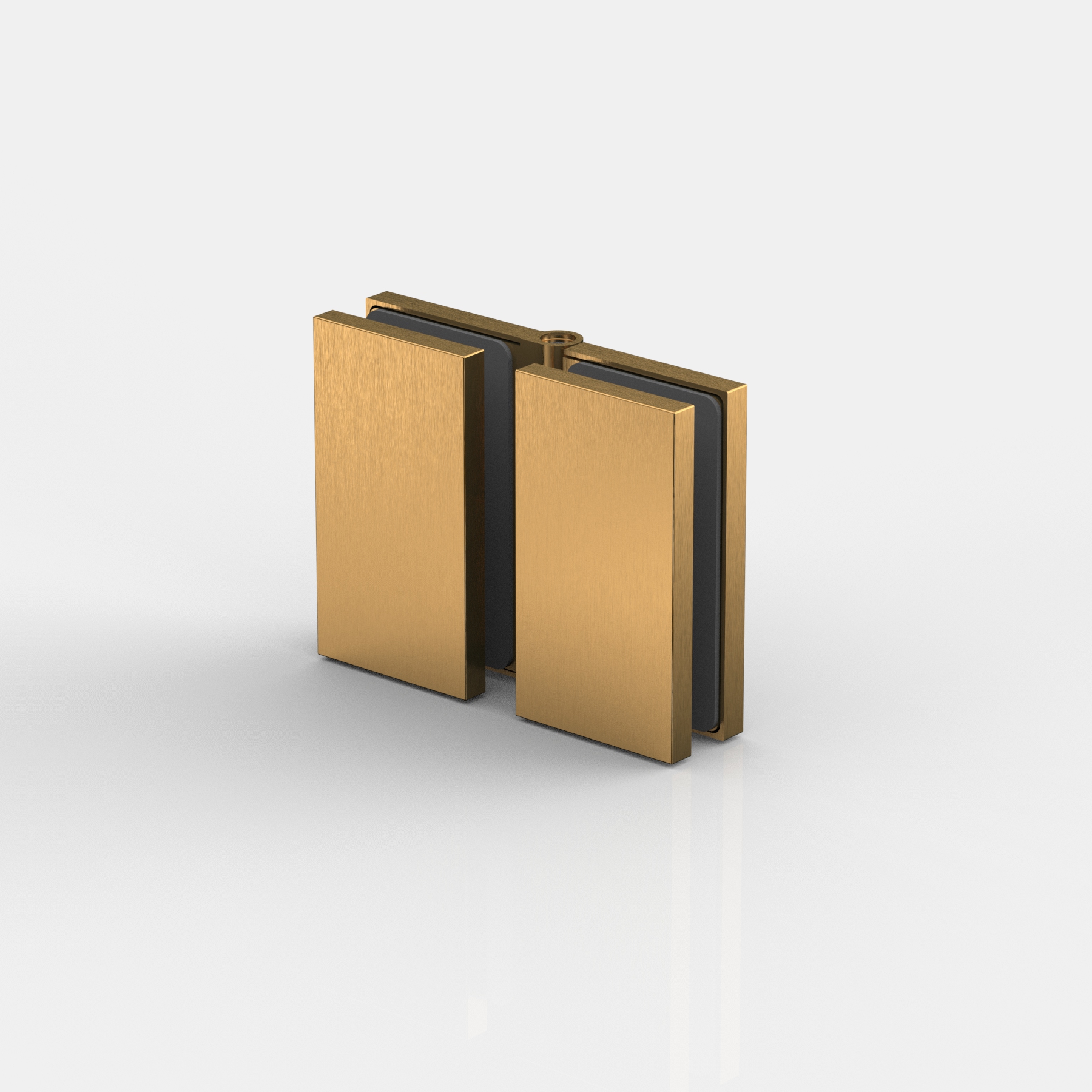 Winkelverbinder, Glas-Glas 180° - verstellbar