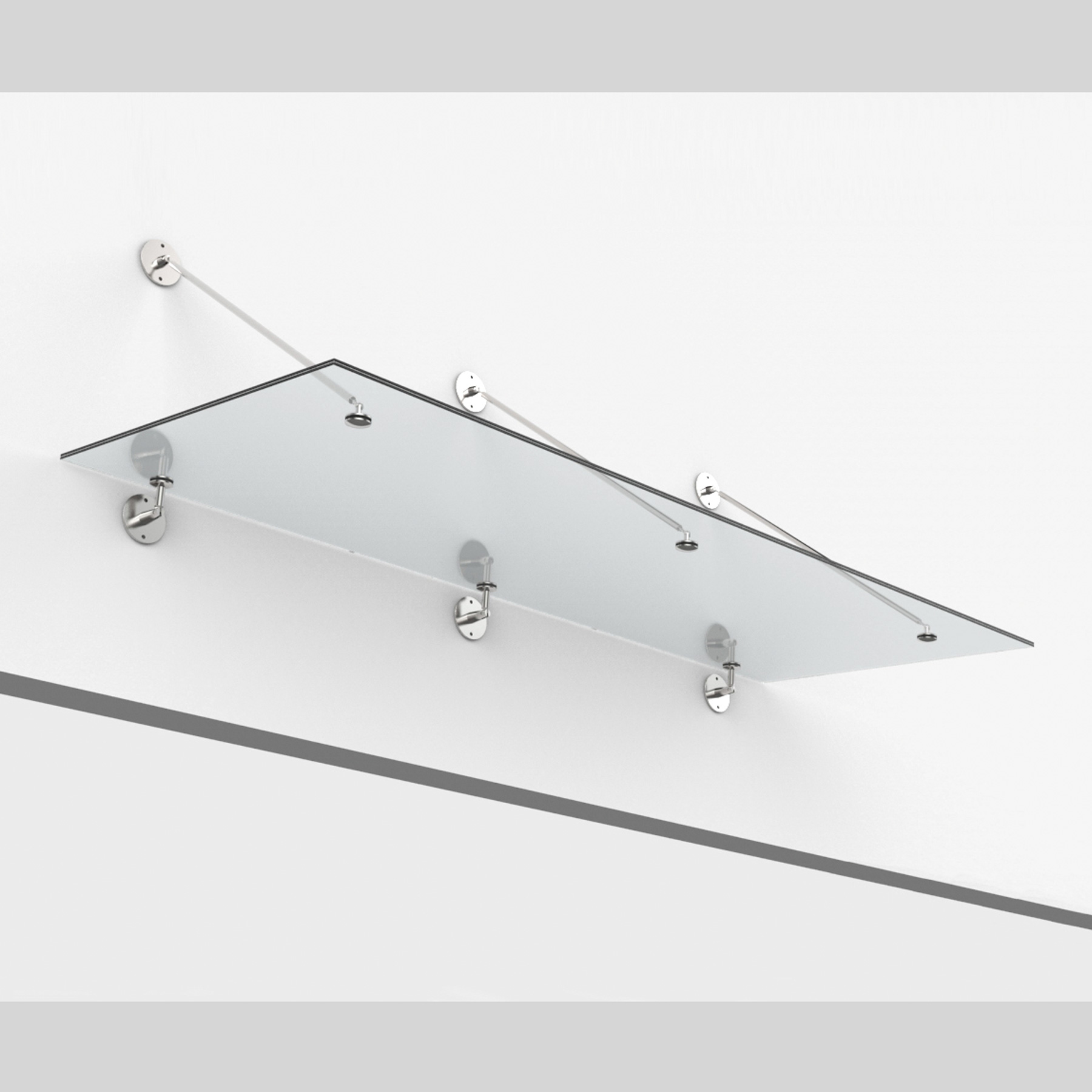 Vordachset Z-01, 3 Zugstangen, 17,52mm