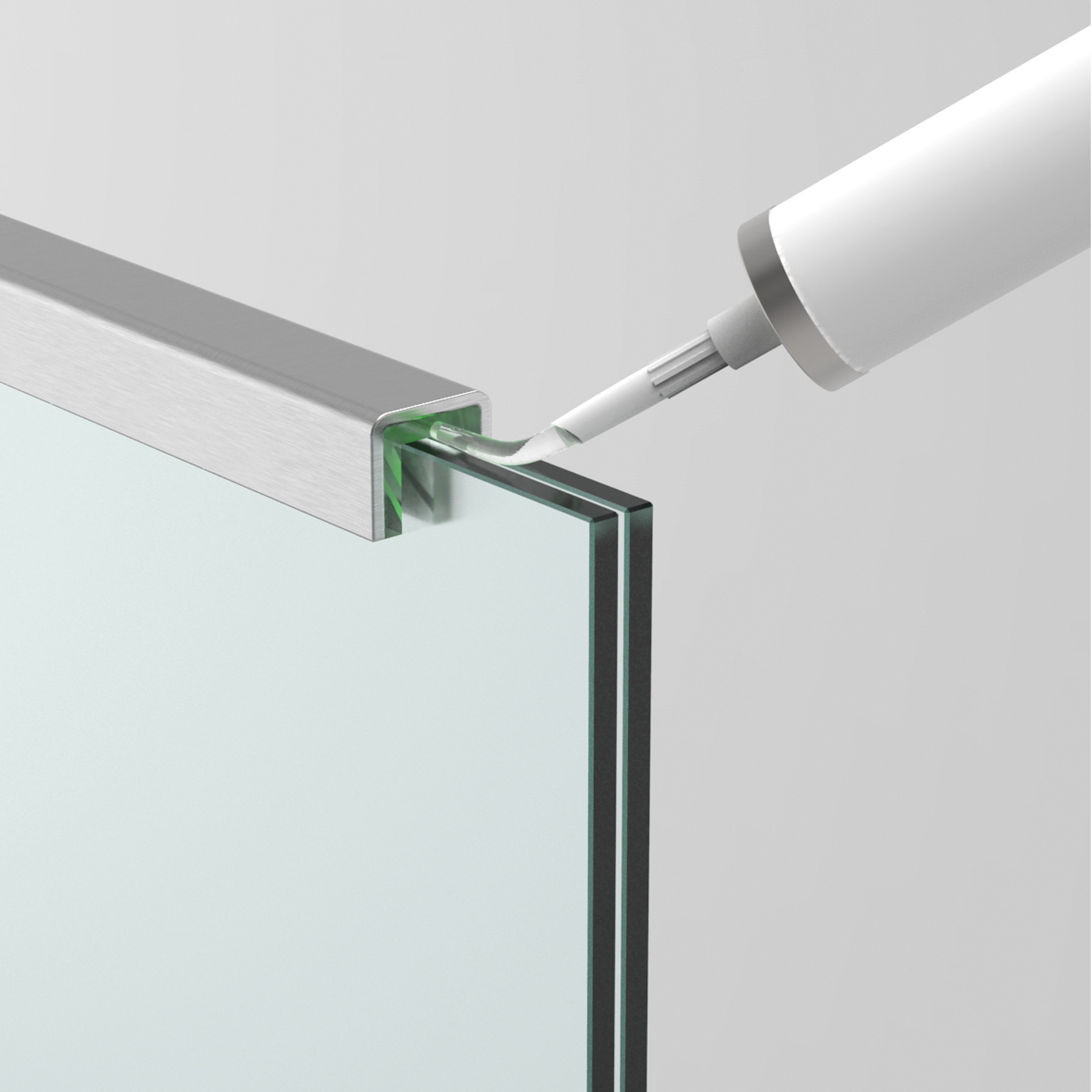 U-Profil, a21x18x2mm, 2150mm