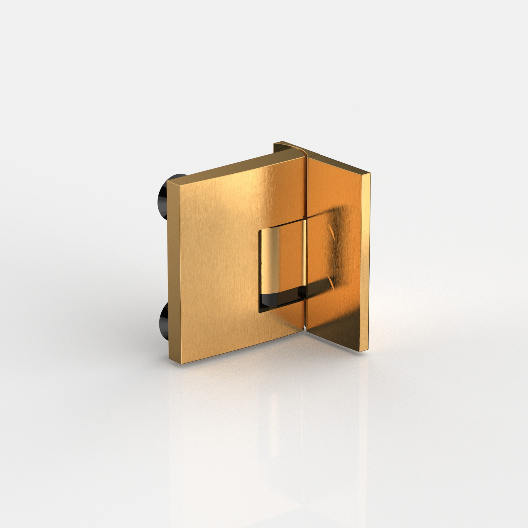 Pavone – shower swing door hinge glass-wall 90°, flush