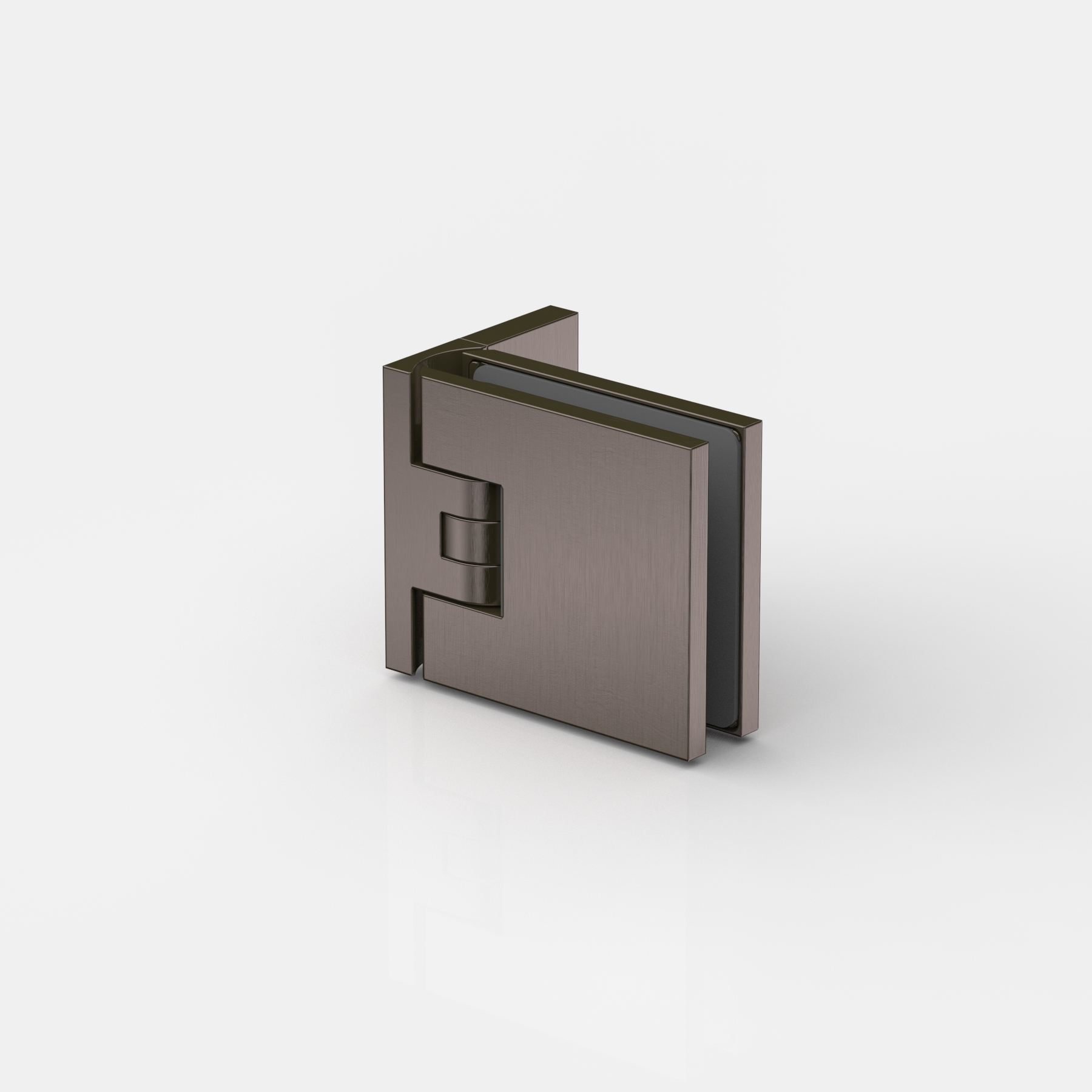 Pendeltürband Glas-Wand 90°