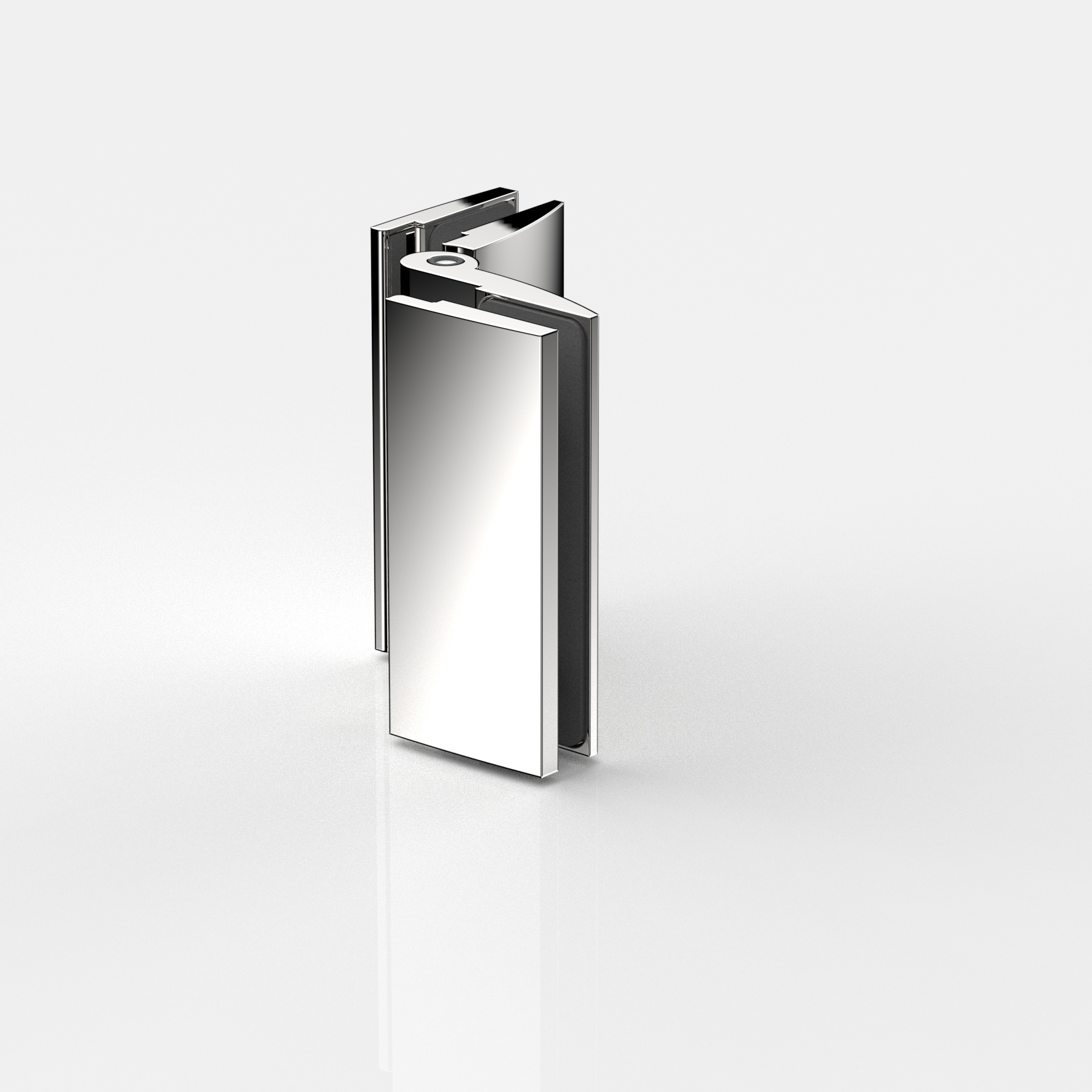 Anschlagtürband Glas-Glas 90°