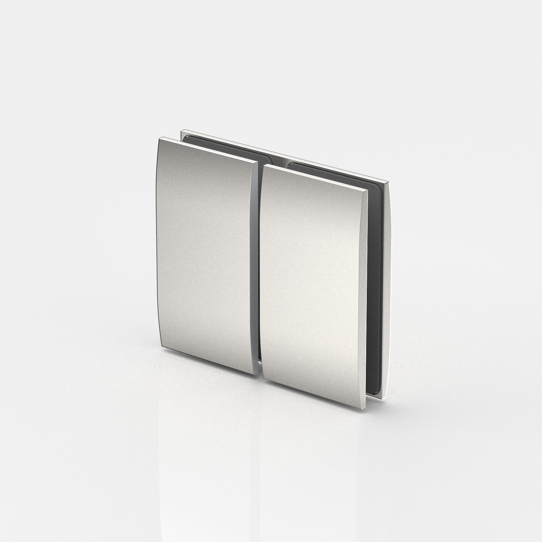 Längsverbinder Glas-Glas 180°