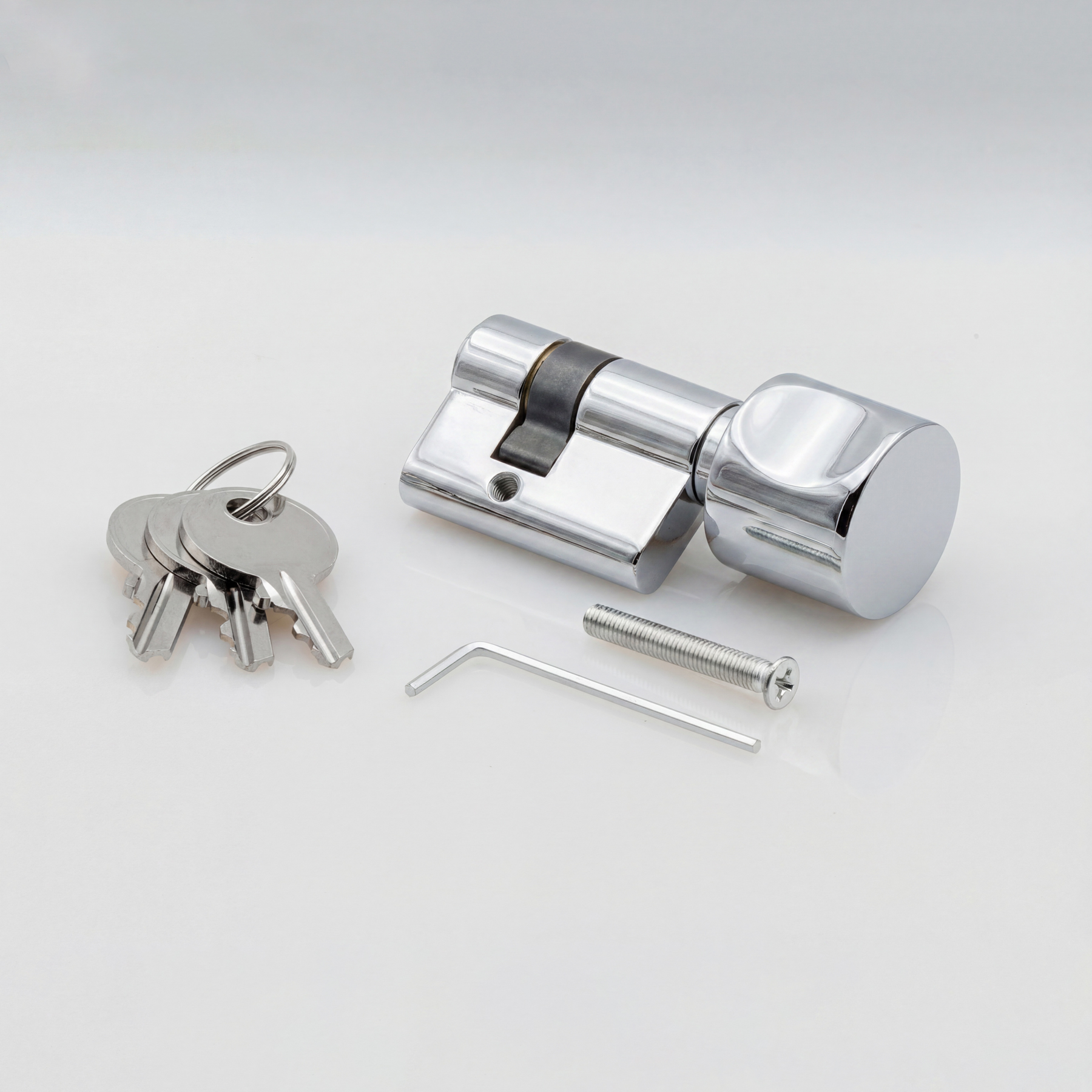 Schließzylinder mit Knauf für Schloss 3441ZNX-SAG / 3441ZNX-SWC