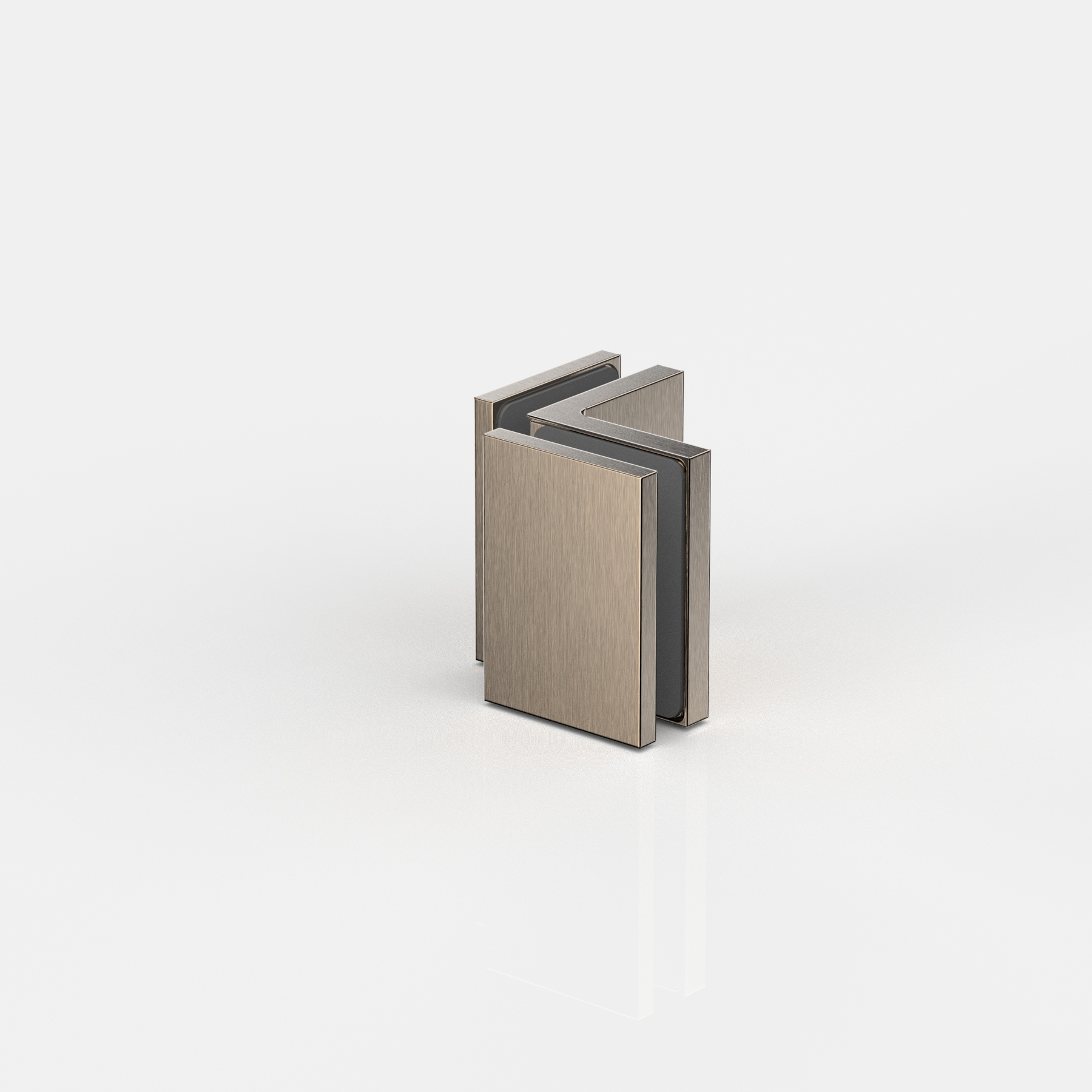 Winkelverbinder Glas-Glas 90°