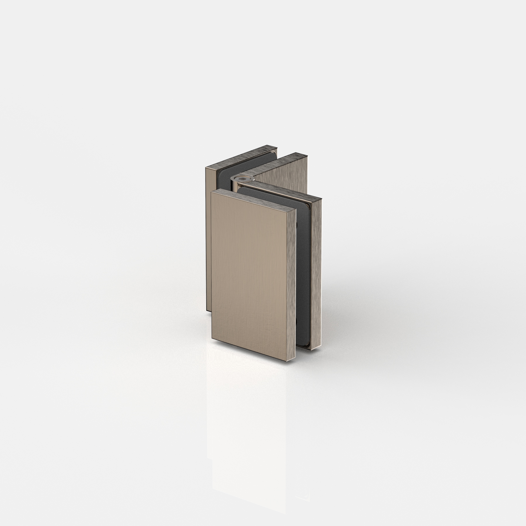 Winkelverbinder Glas-Glas 80-180°