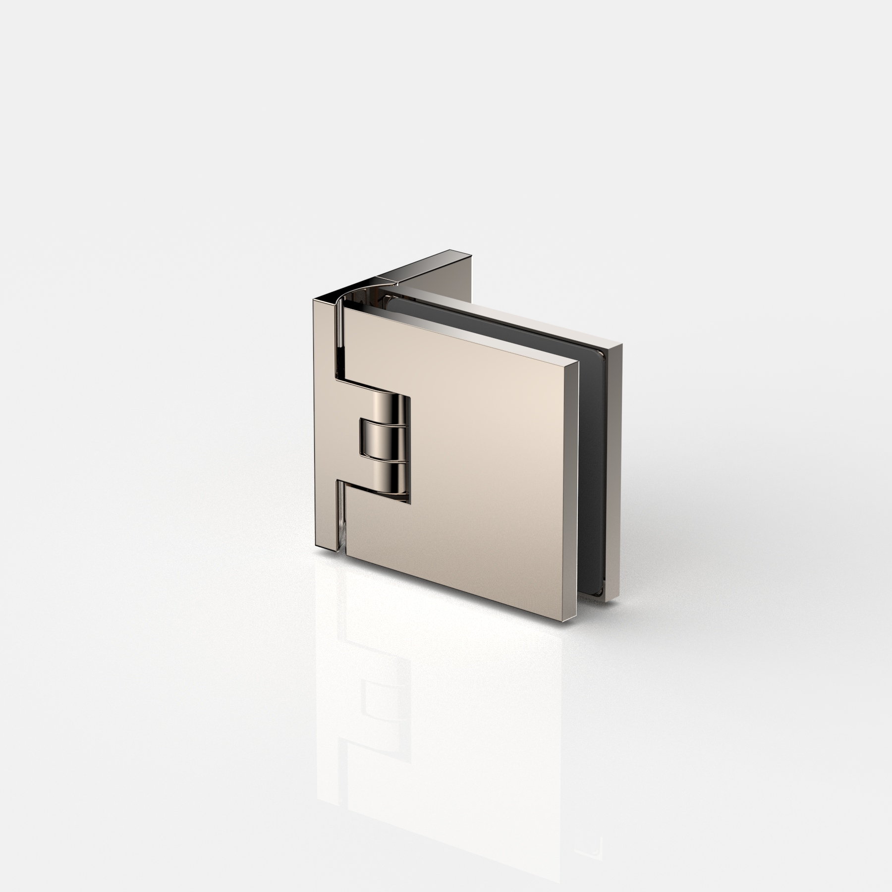 Pendeltürband Glas-Wand 90°