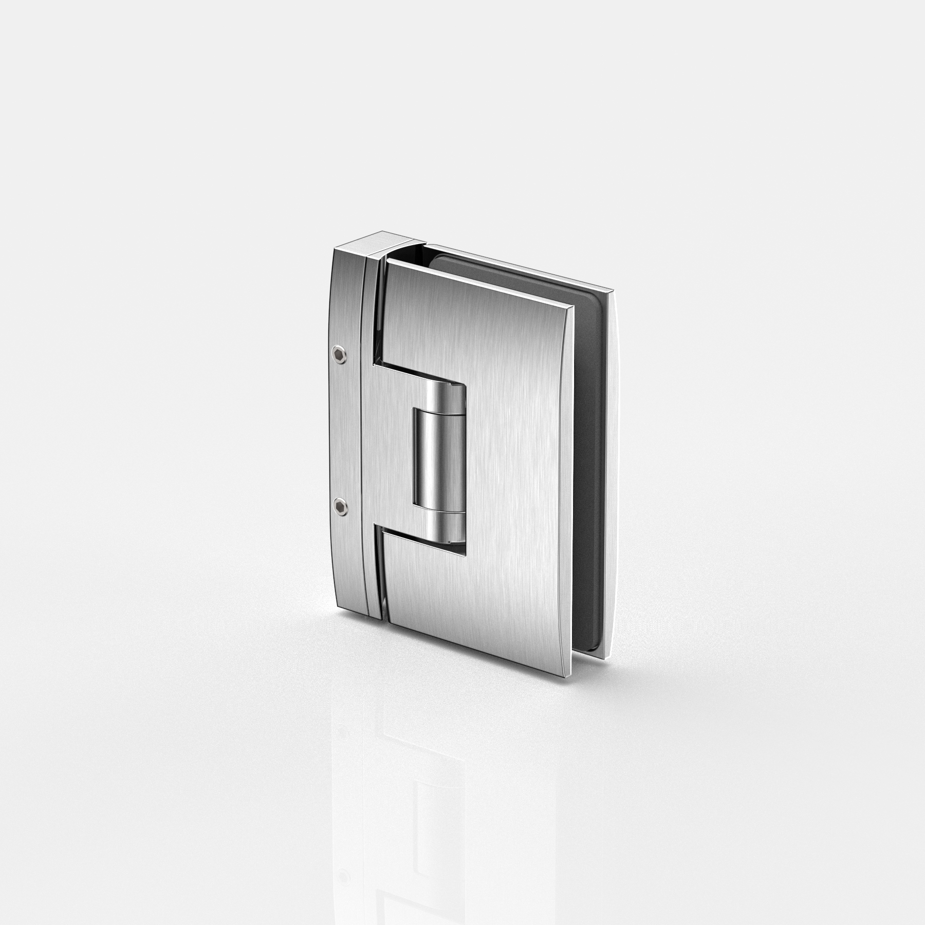 Pendeltürband Glas-Wand 90°