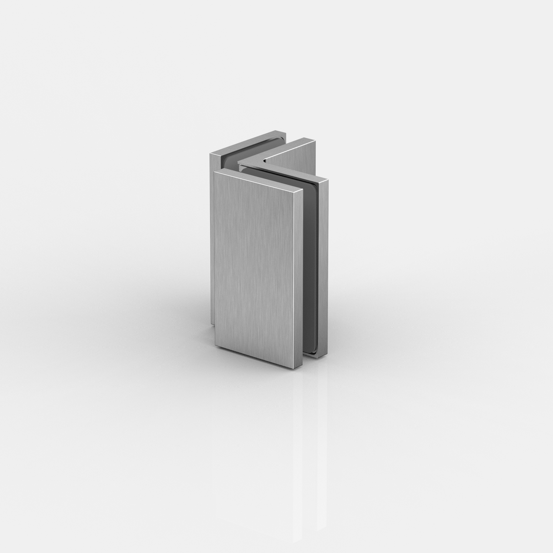 Winkelverbinder Glas-Glas 90°