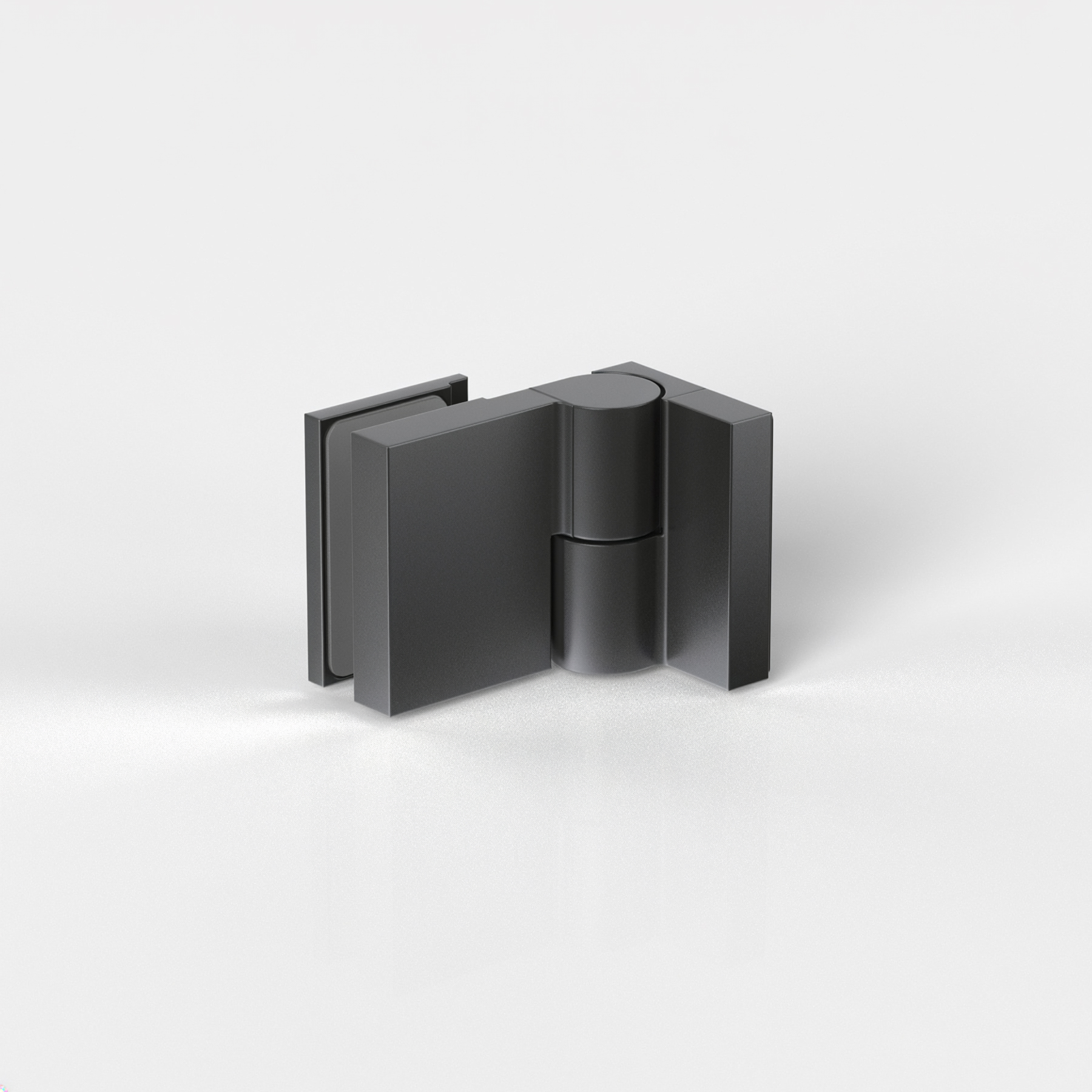 Nivello striker hinge with lifting function, glass-wall 90°