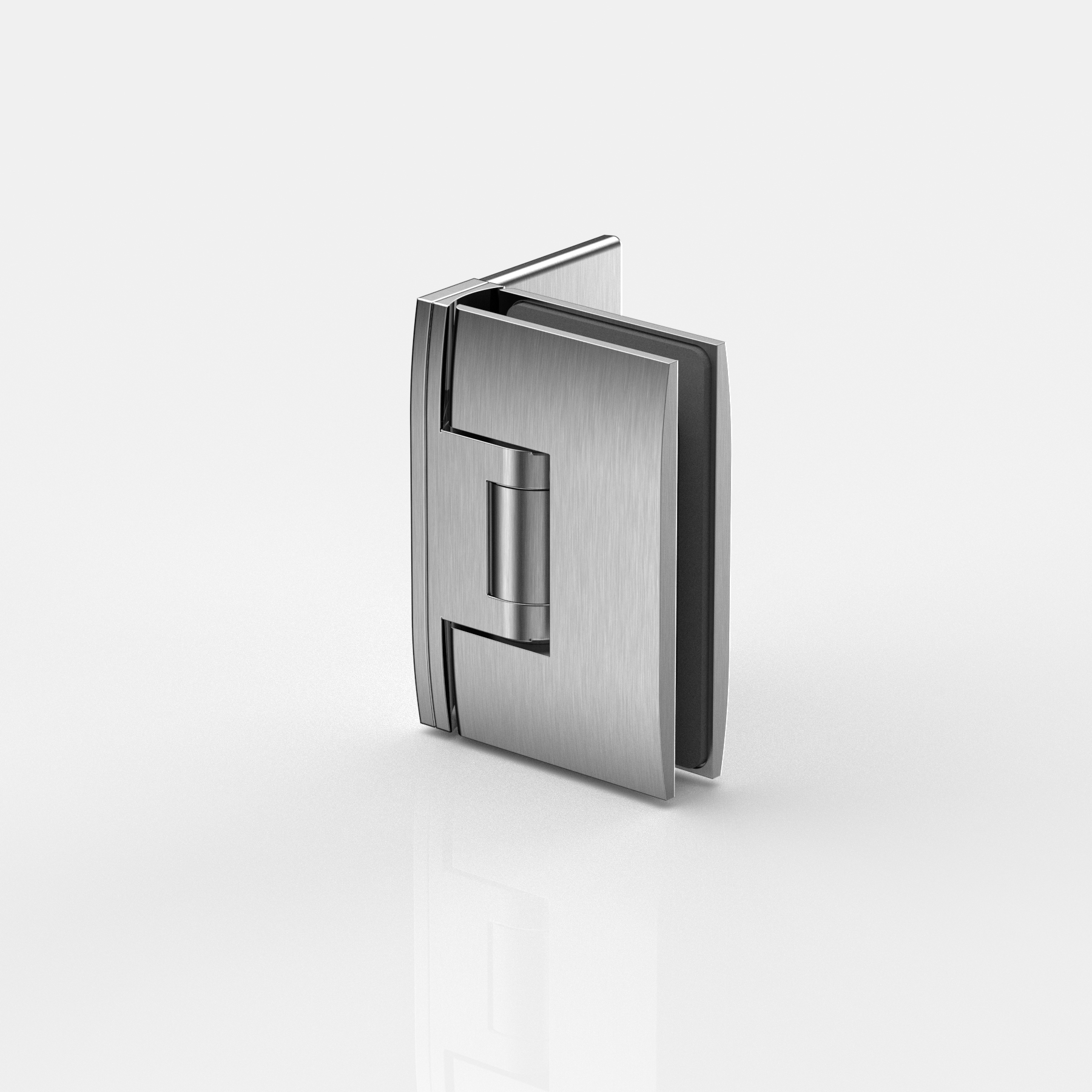 Pendeltürband Glas-Wand 90°