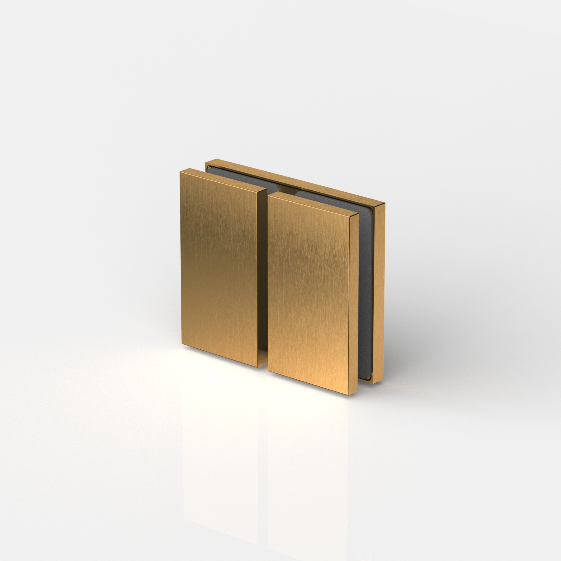 Längsverbinder Glas-Glas 180°