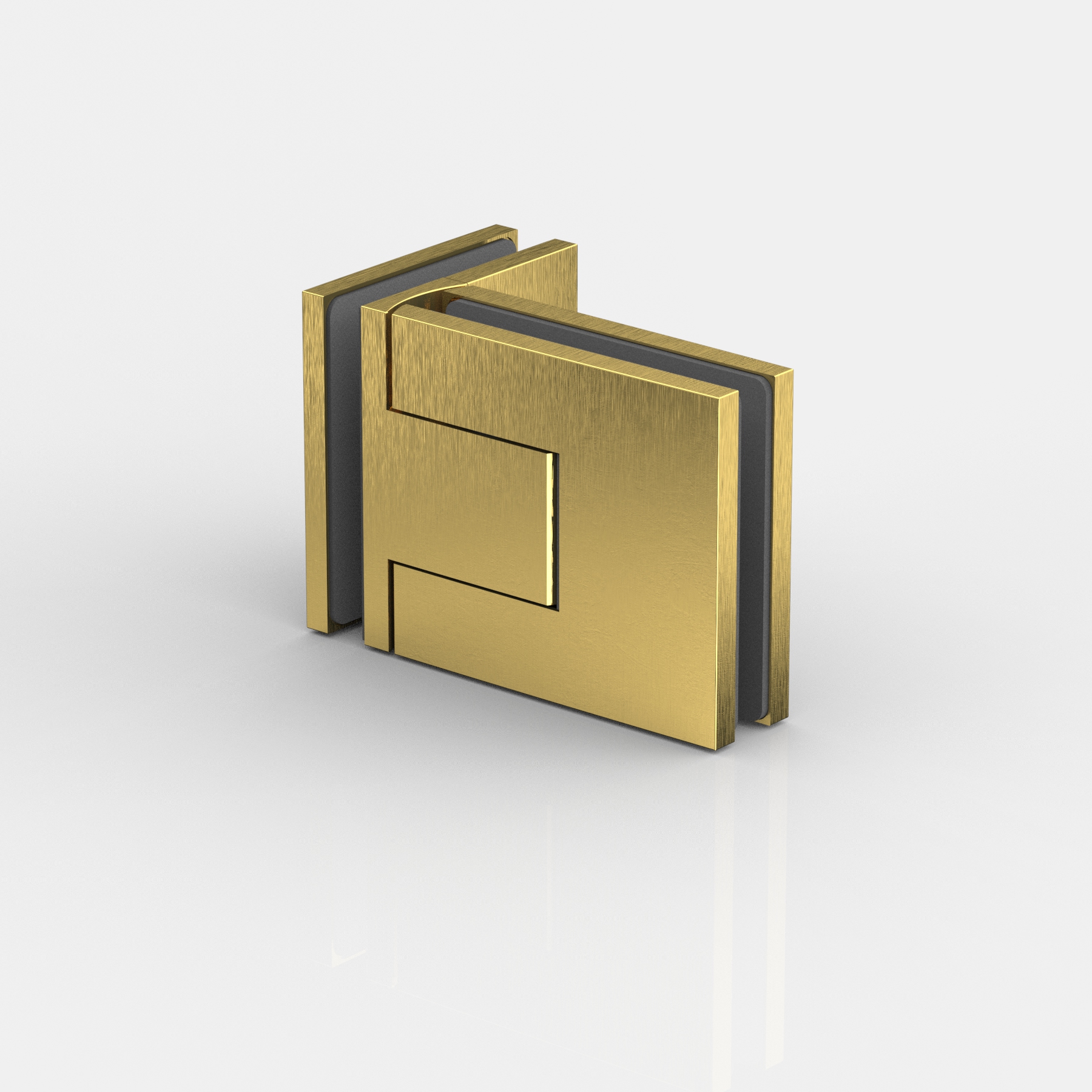 Pendeltürband Glas-Glas 90°