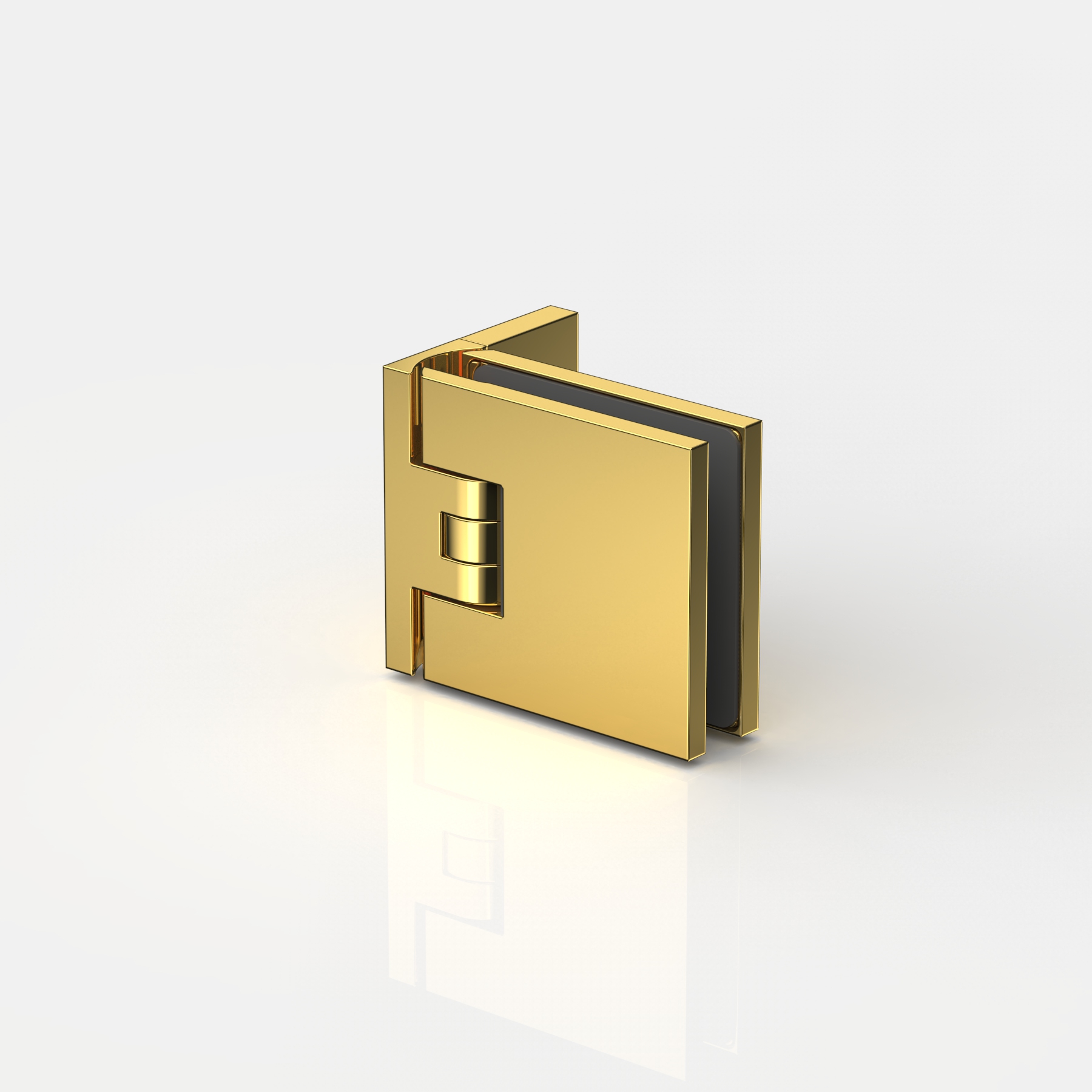 Pendeltürband Glas-Wand 90°