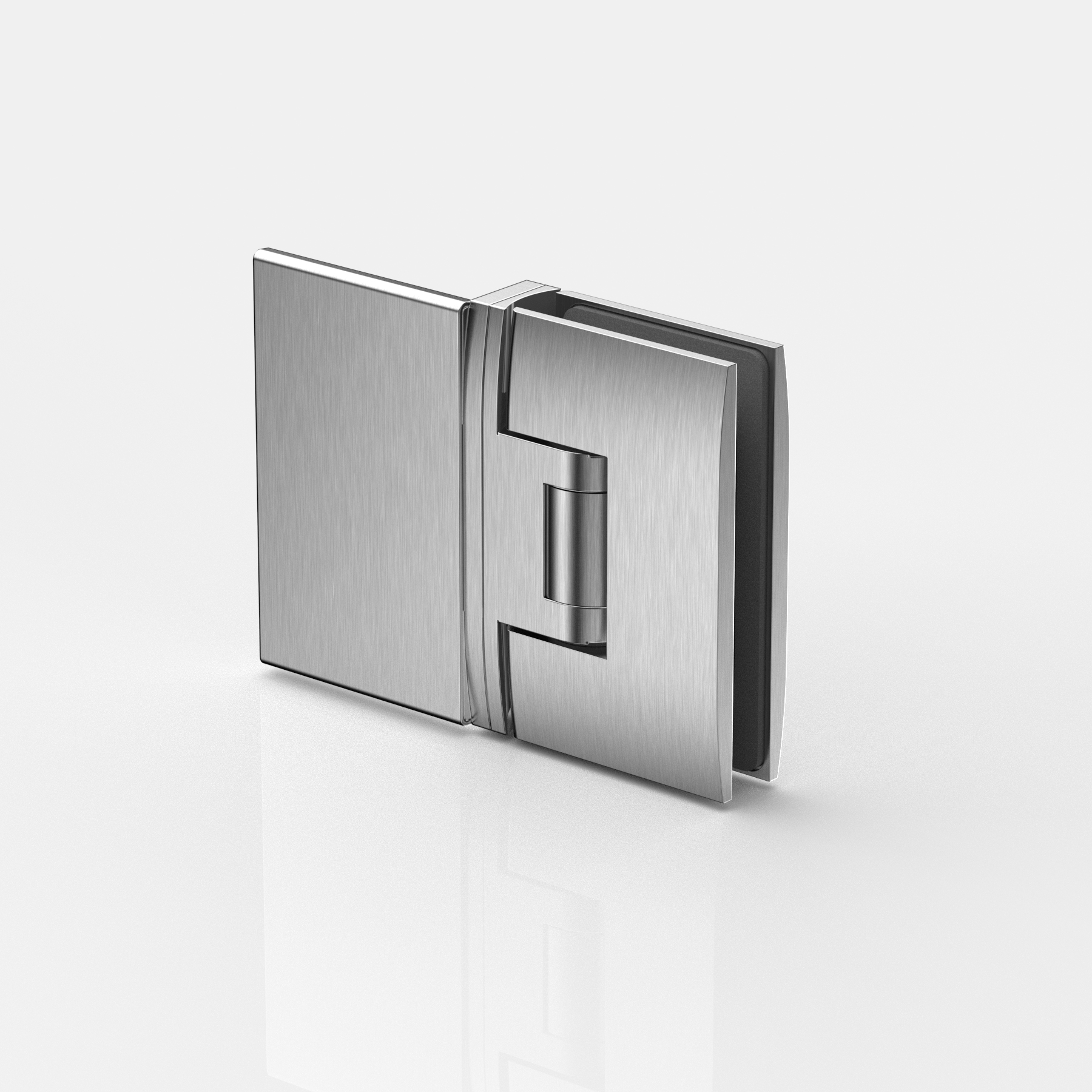 Pendeltürband Glas-Wand 180°