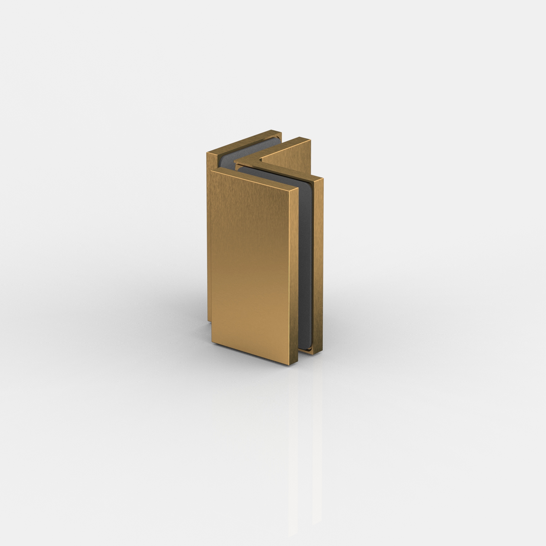 Winkelverbinder Glas-Glas 90°