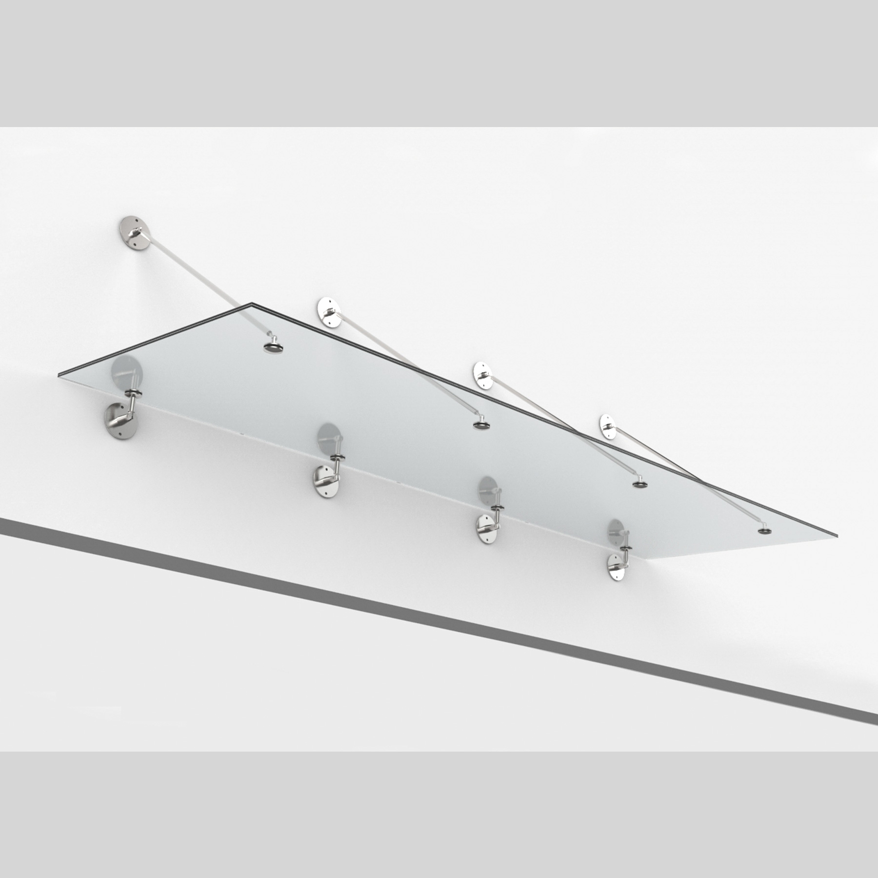 Vordachset Z-01, 4 Zugstangen, 17,52mm