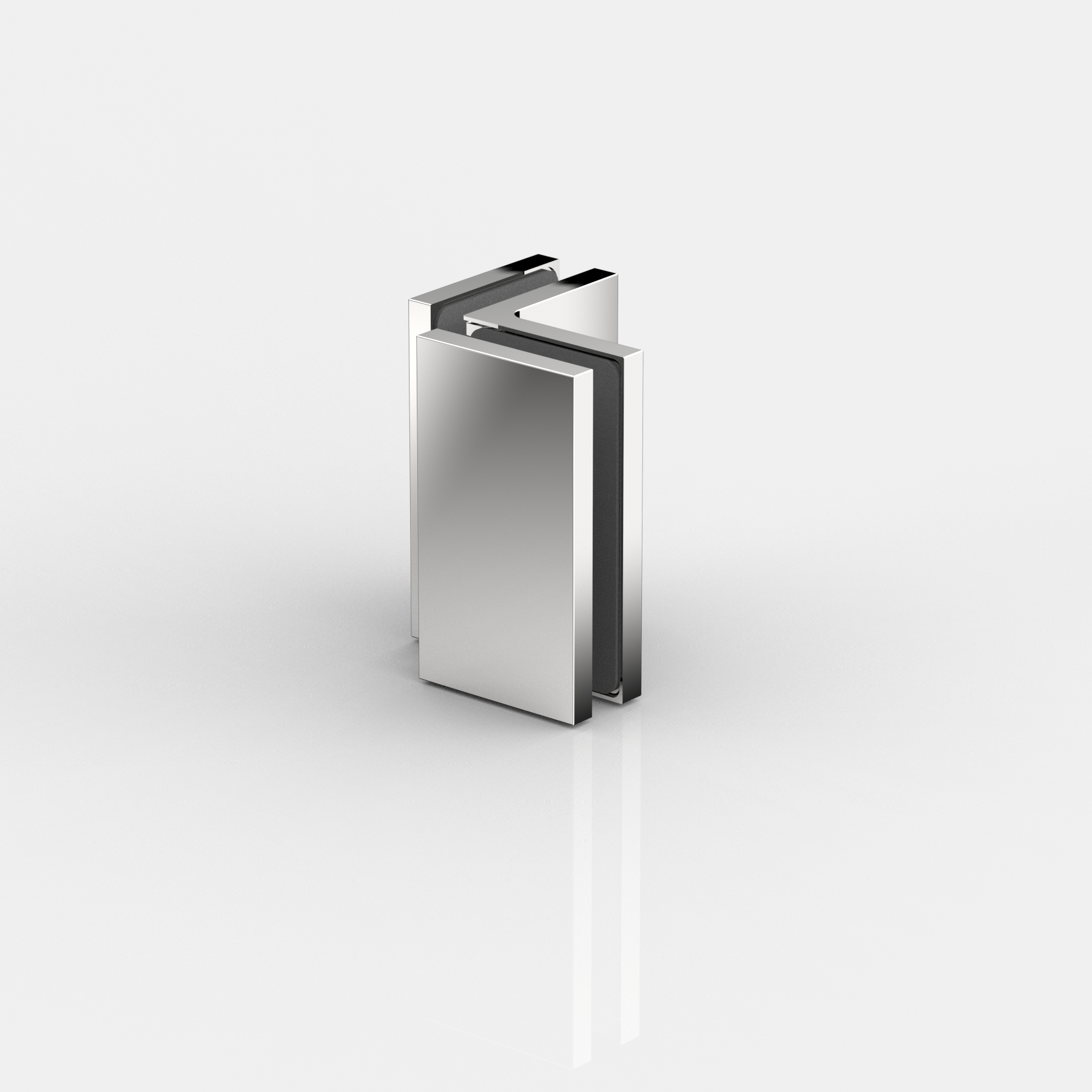 Winkelverbinder Glas-Glas 90°