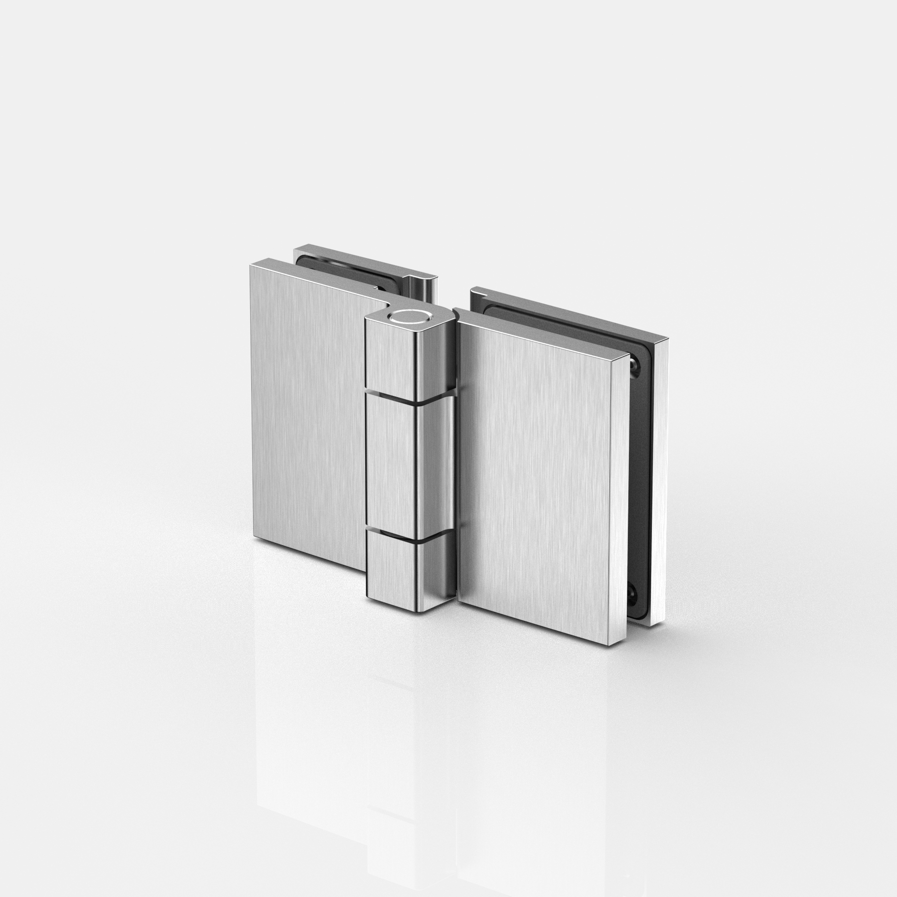 Anschlagtürband Glas-Glas 180°